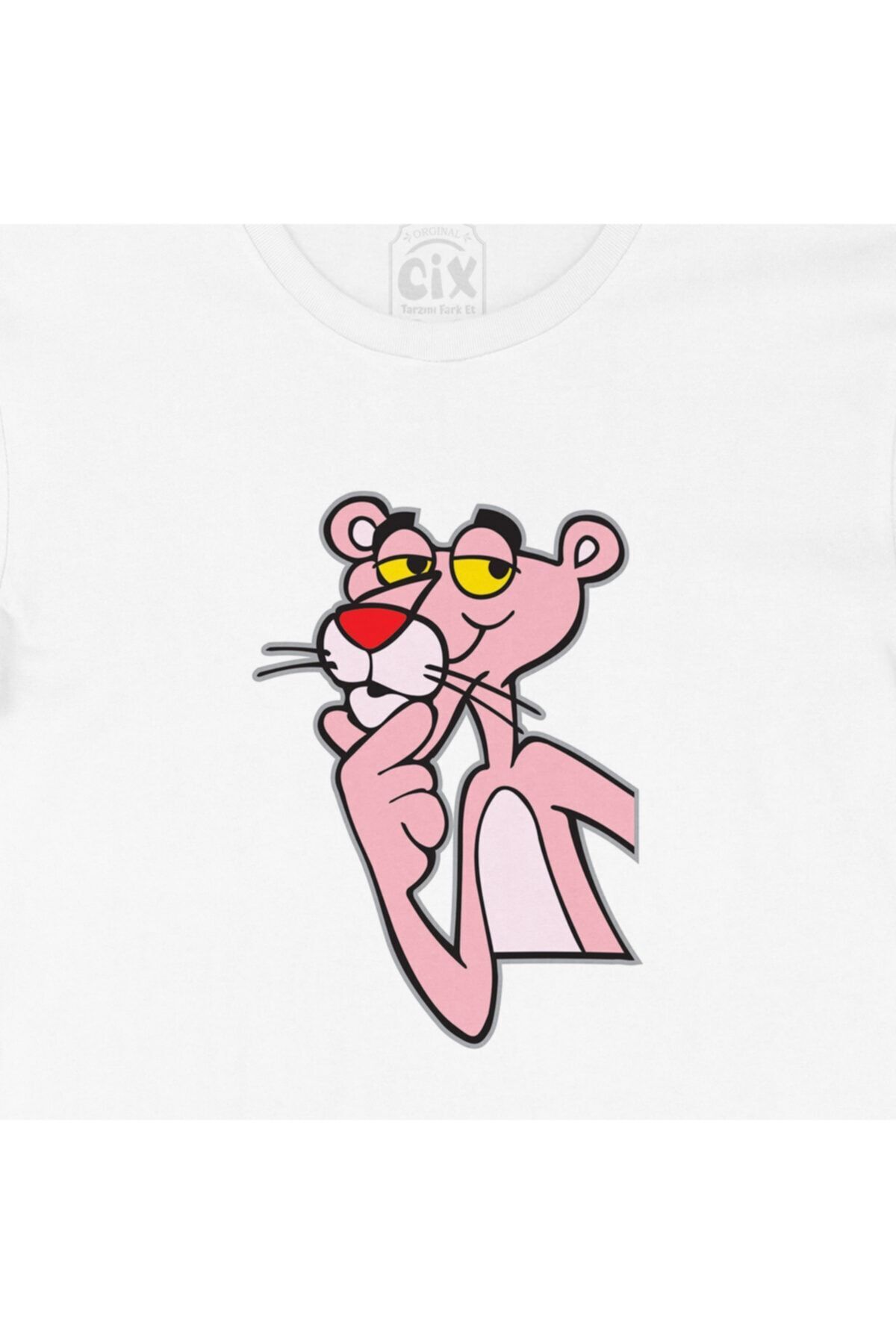 Cix-Unisex Thoughtful Pink Panther T-Shirt 2