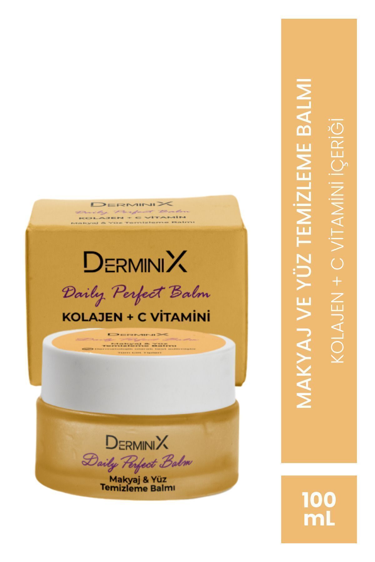 Derminix Kolajen Ve C Vitamini Içeren Yüz Temizleme Balmı