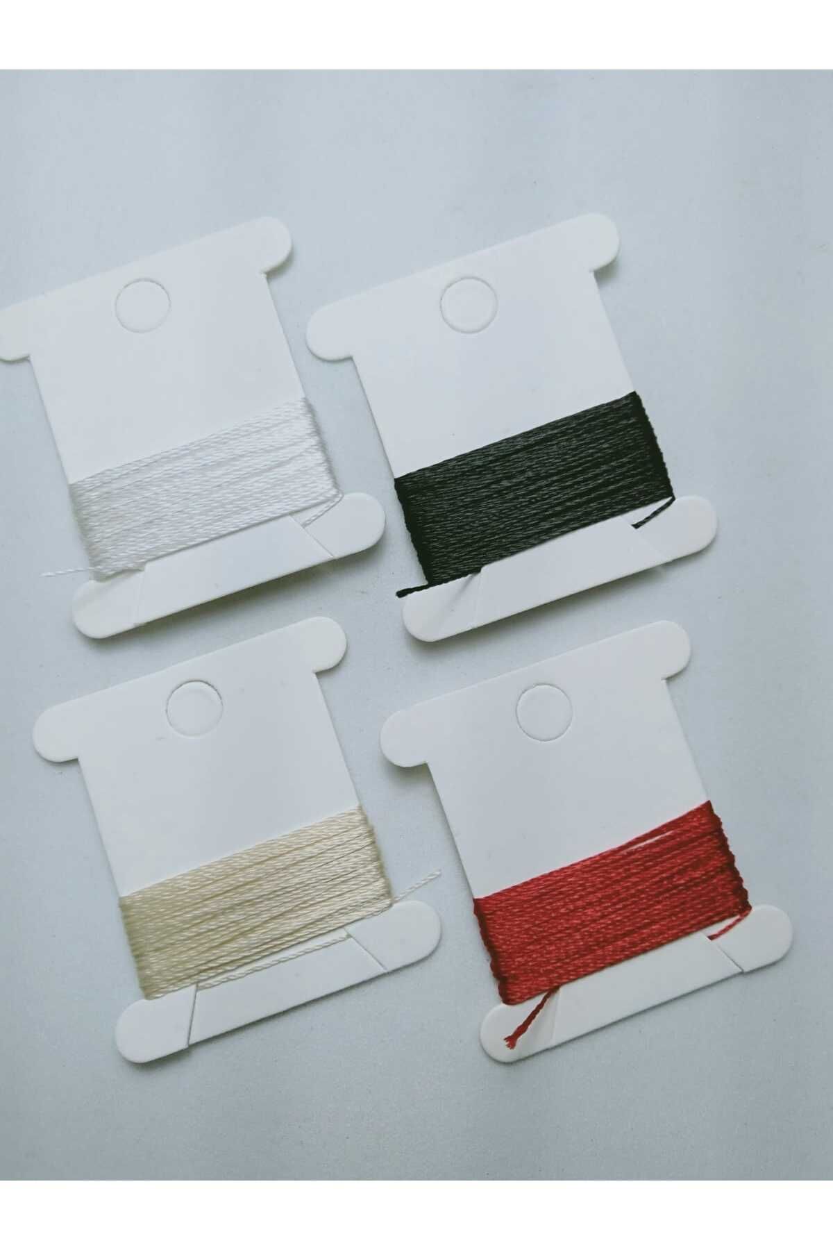 0.4 Mm 1 Metre 4 renk Tesbih İpi Toplam 4 Metre