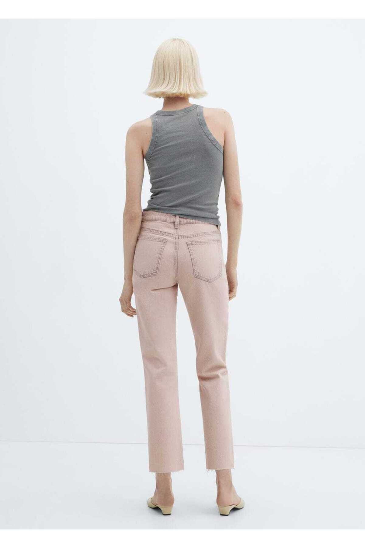 Düz kesim crop jean