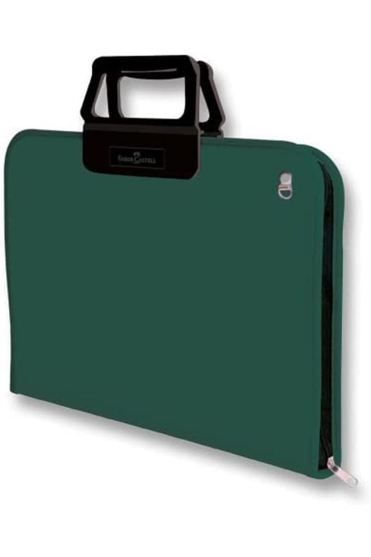 Faber Castell  38x55 cm Koyu Yeşil Proje Çantası,Geniş İç Hacim, Ergonomik Taşıma Askılığı, PP Malzeme