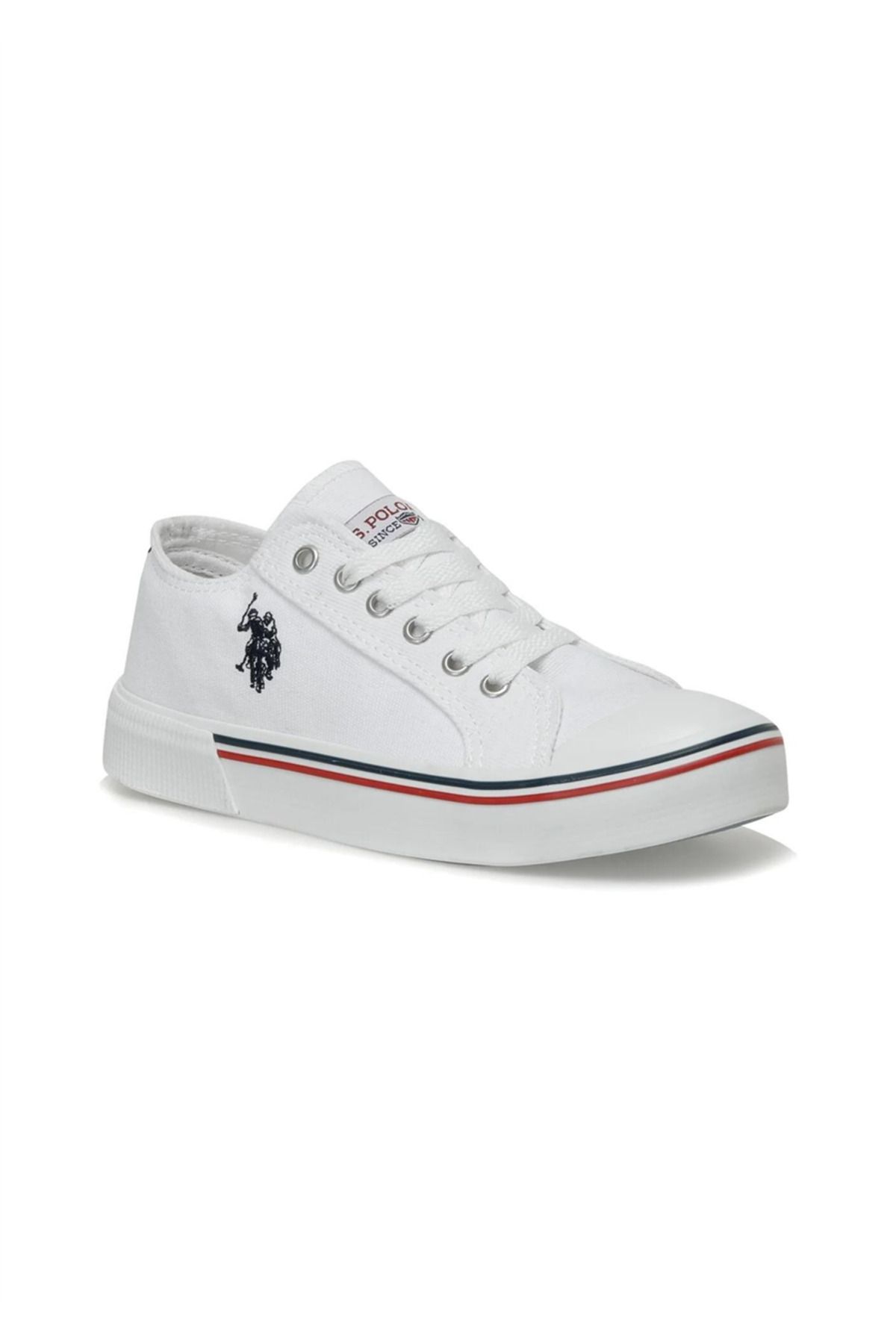 کفش پیاده روی سفید زنانه روزانه 3FX اورجینال U.S. Polo Assn.