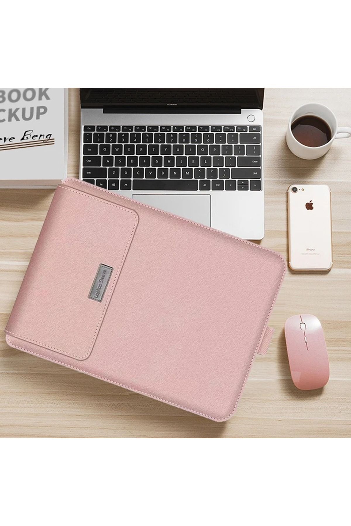 TEKNETSTORE-Macbook Pro Air 13 M1-M2 2020/2022 Δερμάτινη τσάντα μαγνήτη - Μοντέλα A2179-A2337-A2338-A2251-A2159-A1989-A1708 4