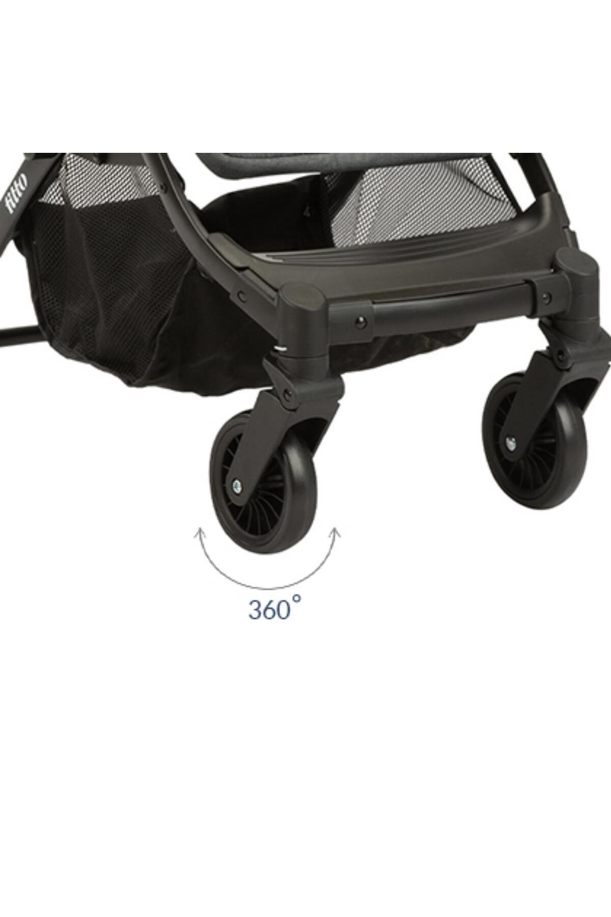 Kikka Boo Fitto Kabin Bebek Arabası Light Grey fotoğrafı 5 (önizleme)