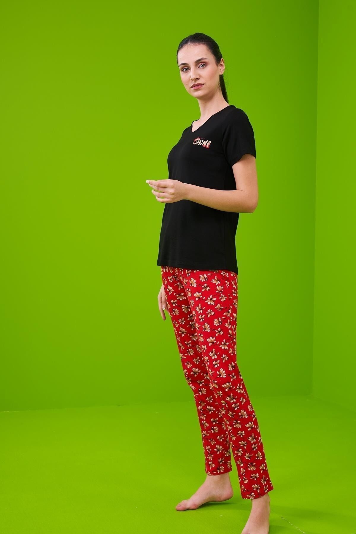 PJS-Sleepwear 23231 Γυναικείο Σετ Πυτζάμες με σχέδια 1