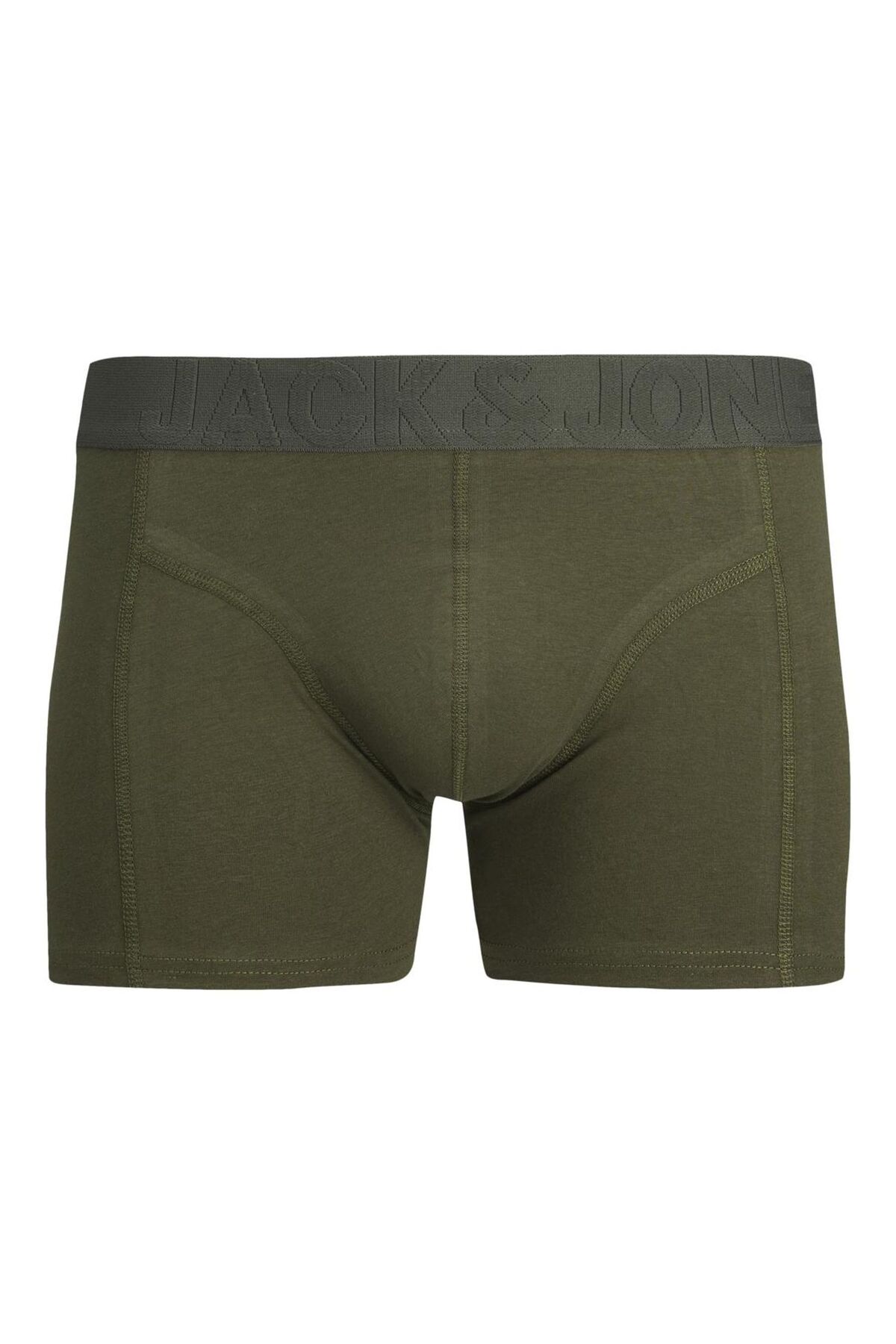 باکسر جک اند جونز مردانه پنبه ای آبی  راسته باکسر فاق نرمال    کژوال/روزمره | Jack & Jones 12263732 TR - تصویر 5