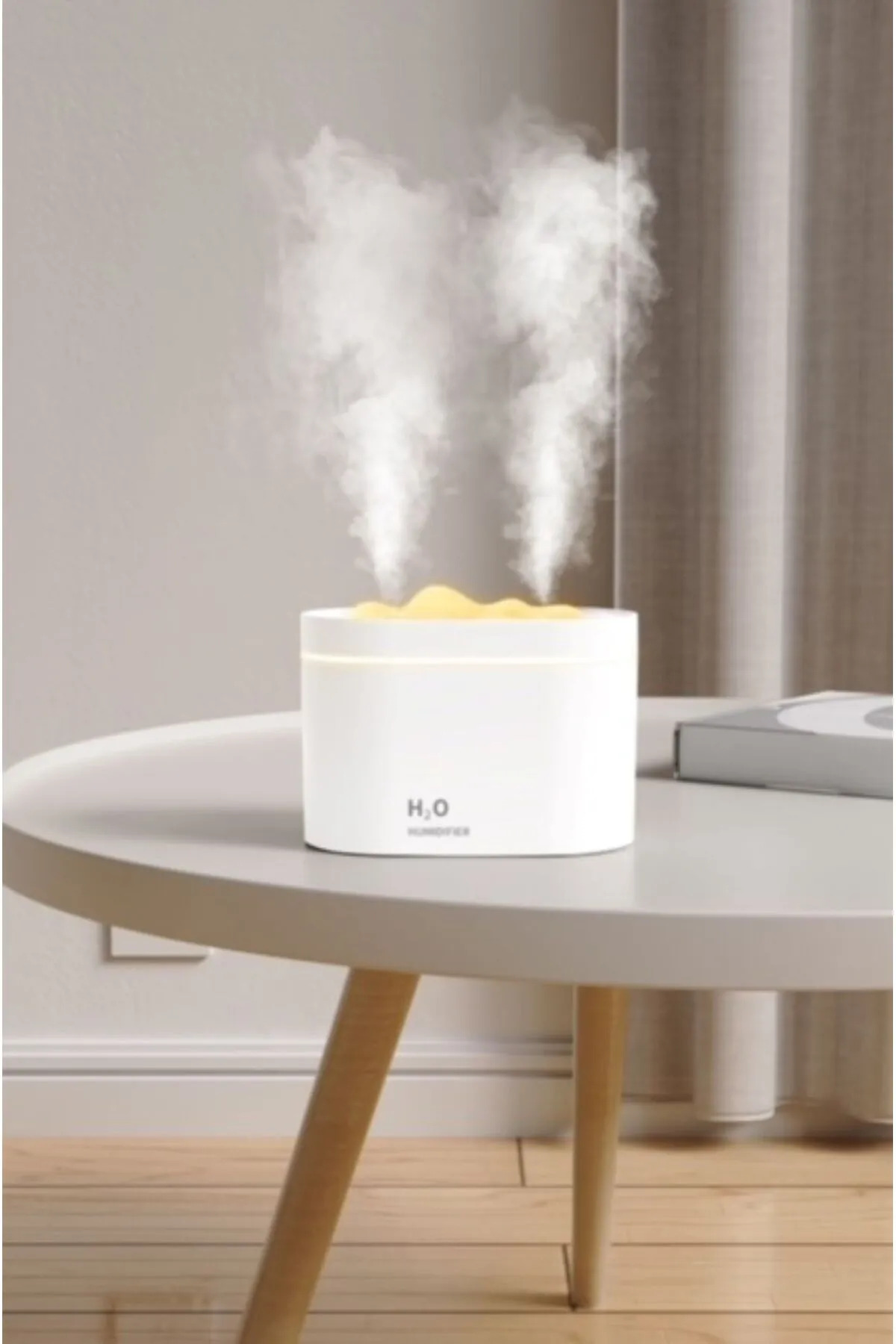 Humidifier 800 ml Ultrasonic Air Humidifier Double Spray Steam Machine And Aroma Diffuser