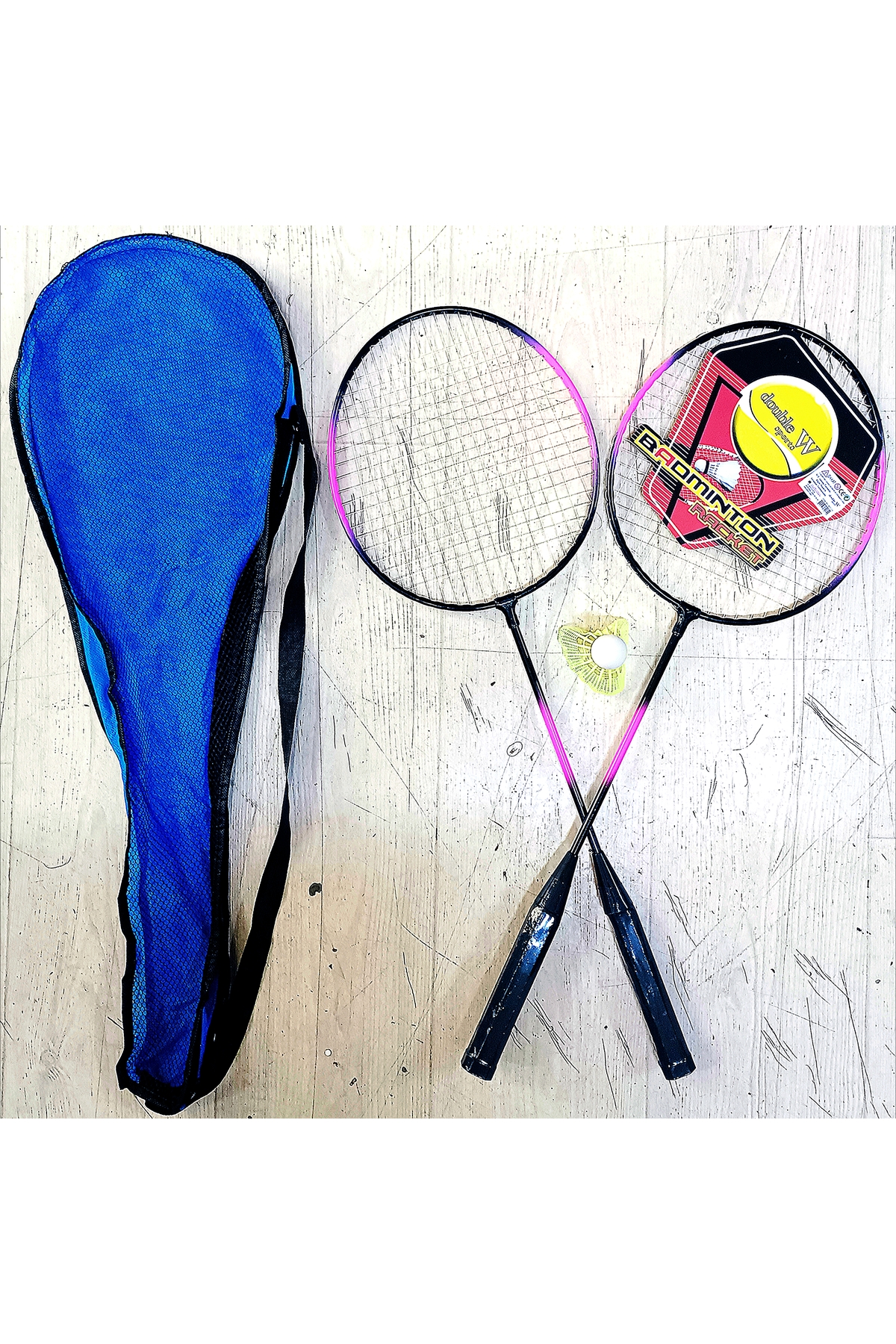 hn sport Badminton Raketi Set 2 Raket 1 Top Çantalı