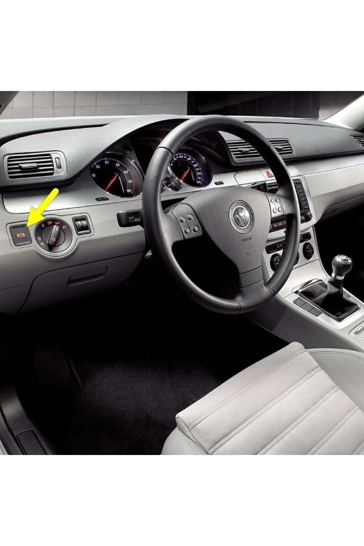Nova-Vw Passat B6 2006-2011 Parking Hand Brake Button Button 3c0927225b Compatible 1