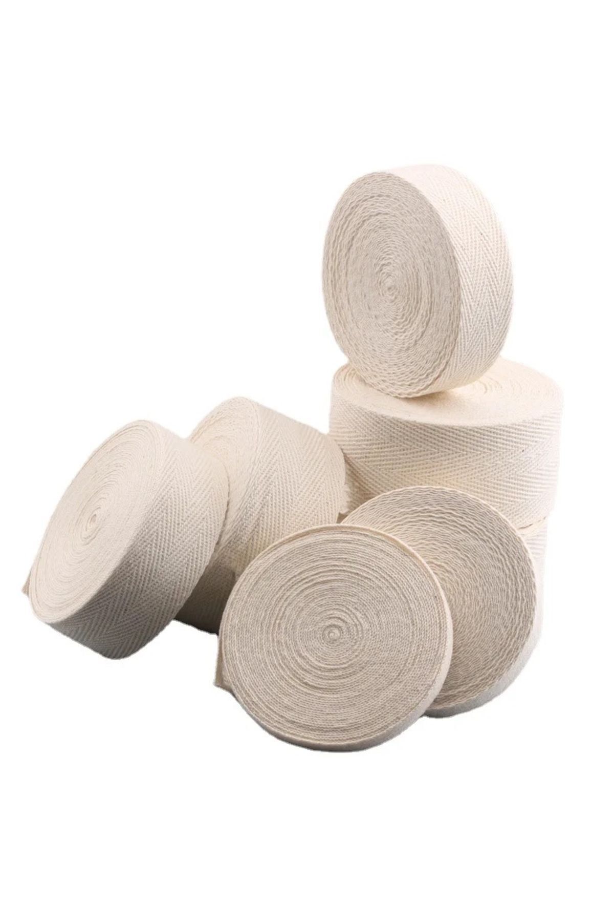 3 Metre Krem Rengi Çok Amaçlı Şerit Balıksırtı (2 Cm)