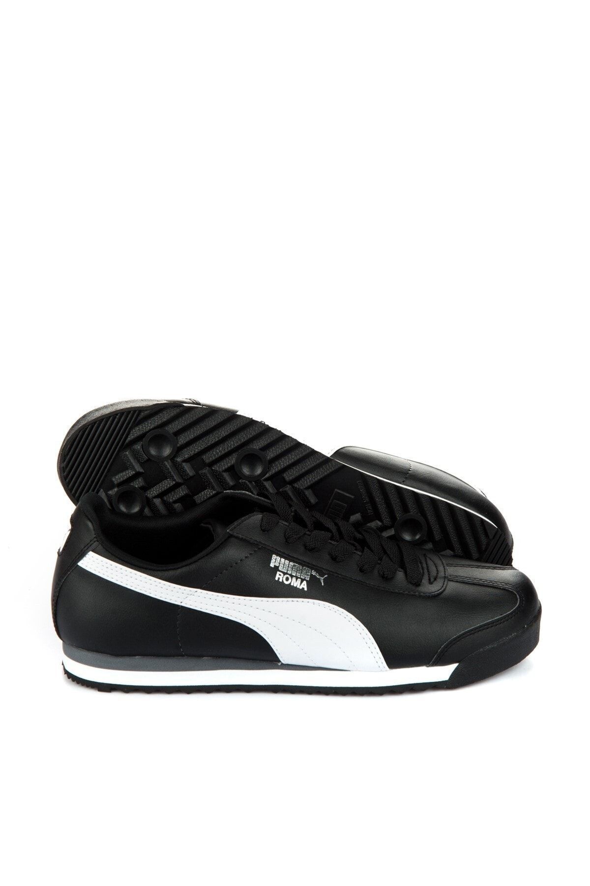 Puma Roma Basic Black white Women s men s Casual Sneakers35357211 Trendyol