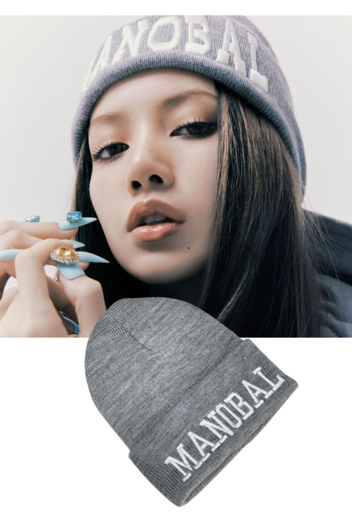 Kpop Dünyasi-Blackpink Lisa'' Manobal'' Beanie 4
