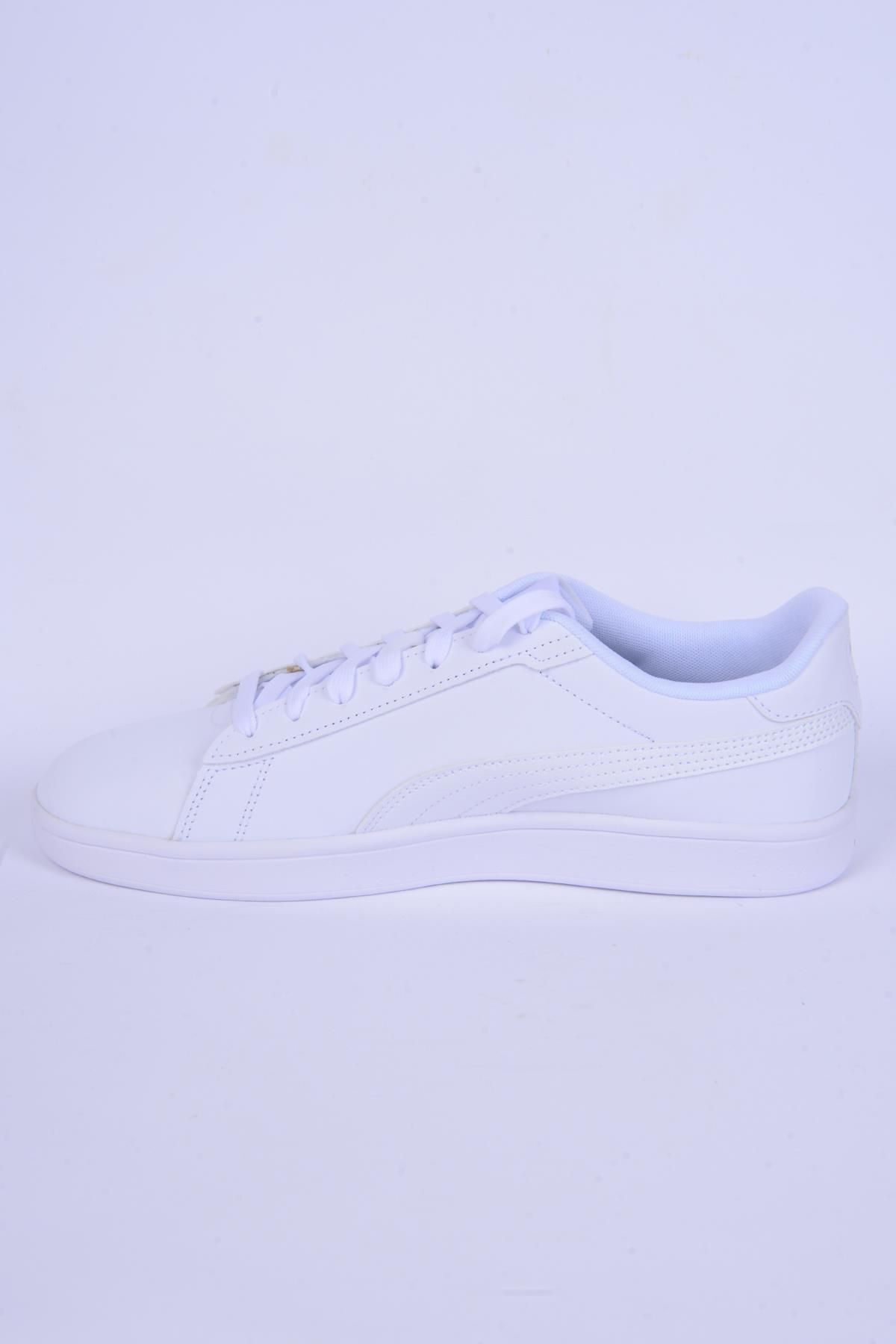 اسنیکر Puma اورجینال مردانه برند پوما 23YPUM000056 392336-09 Smash 3.0 Buck White-white Men's Sports Shoes - تصویر 3