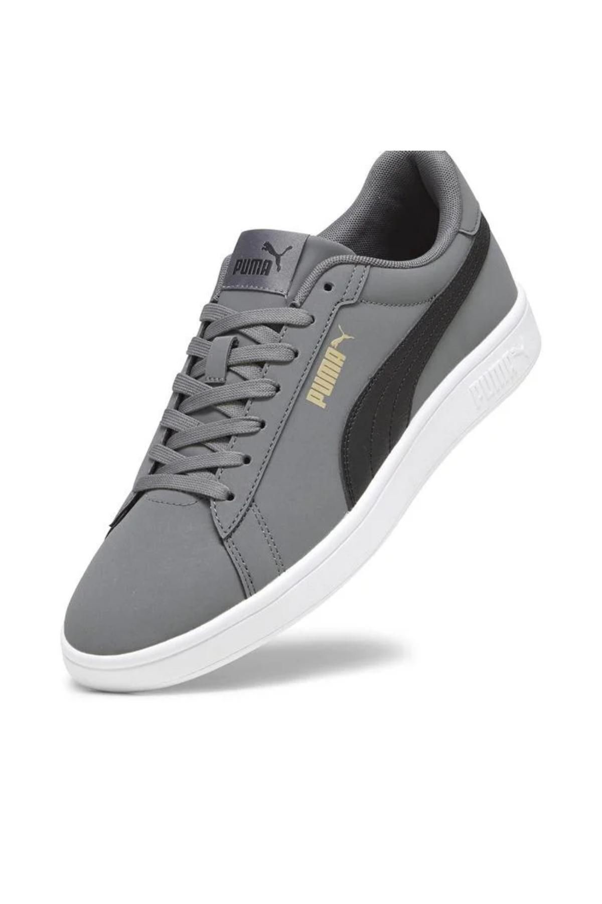 Puma-Pantofi pentru bărbați, gri Smash 3.0 Buck, pantofi pentru bărbați VO 39233602 3