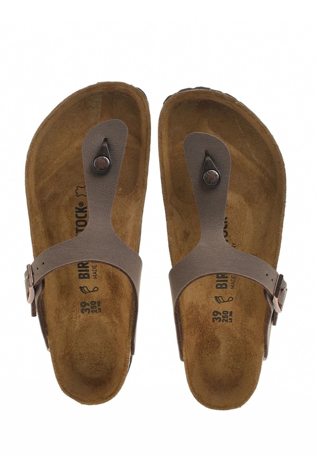 Gızeh Nubuck Brown Slippers Bf 043751