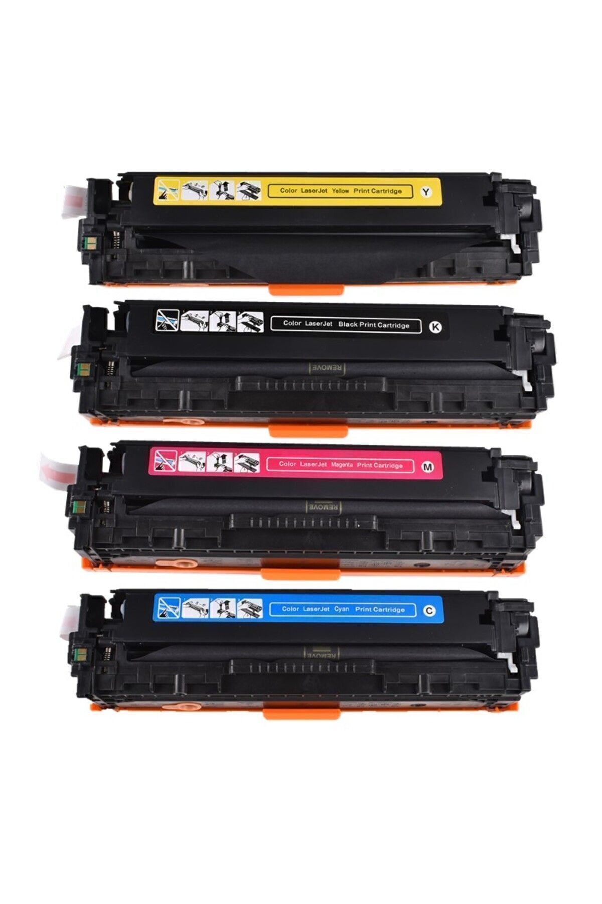 QUEEN CANON CRG-067 UYUMLU TONER SET CHİPLİ 4 RENK