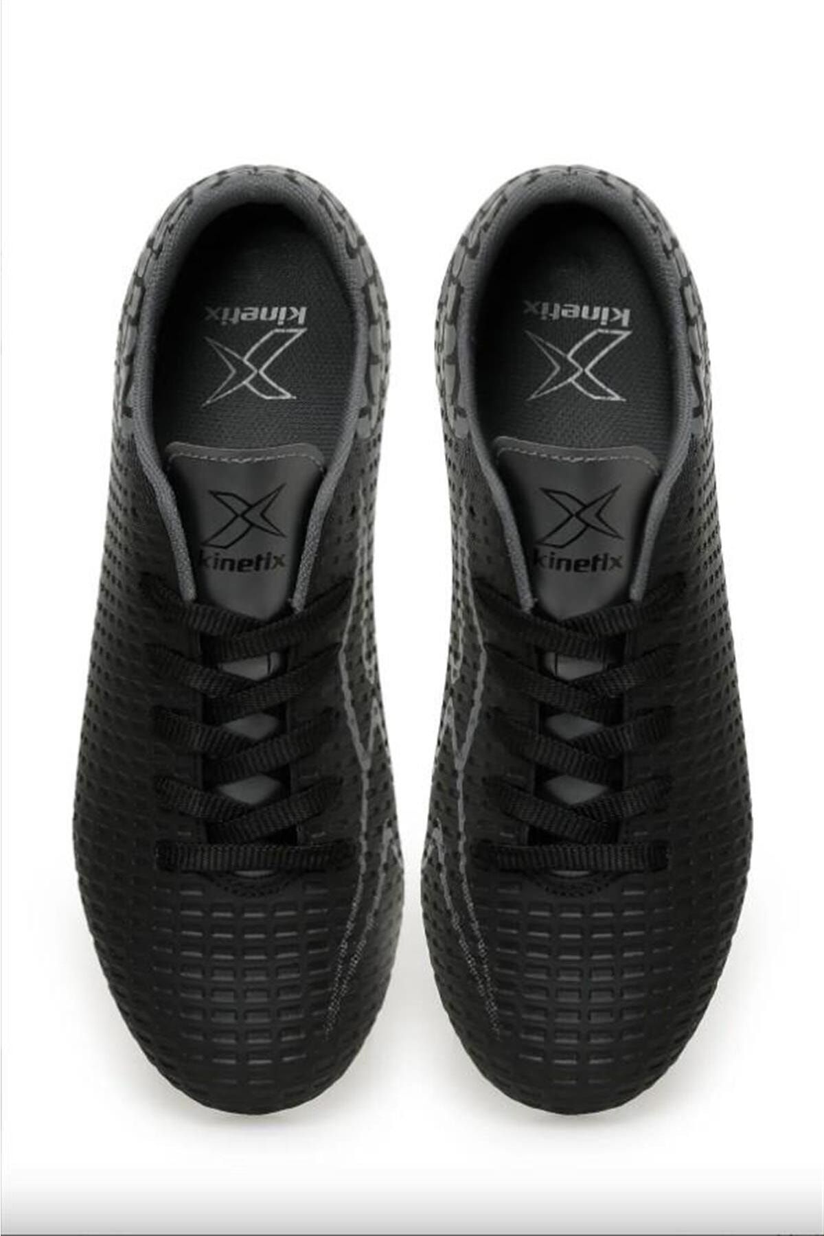 کفش فوتبال استوک دار مردانه مشکی کینتیکس | TXF84D697122137 اورجینال - تصویر 4