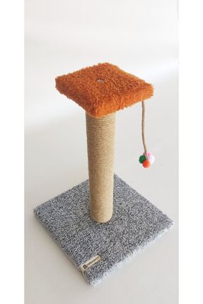 ambarpet Stepli Gri Kedi Tırmalama Tahtası 42 Cm