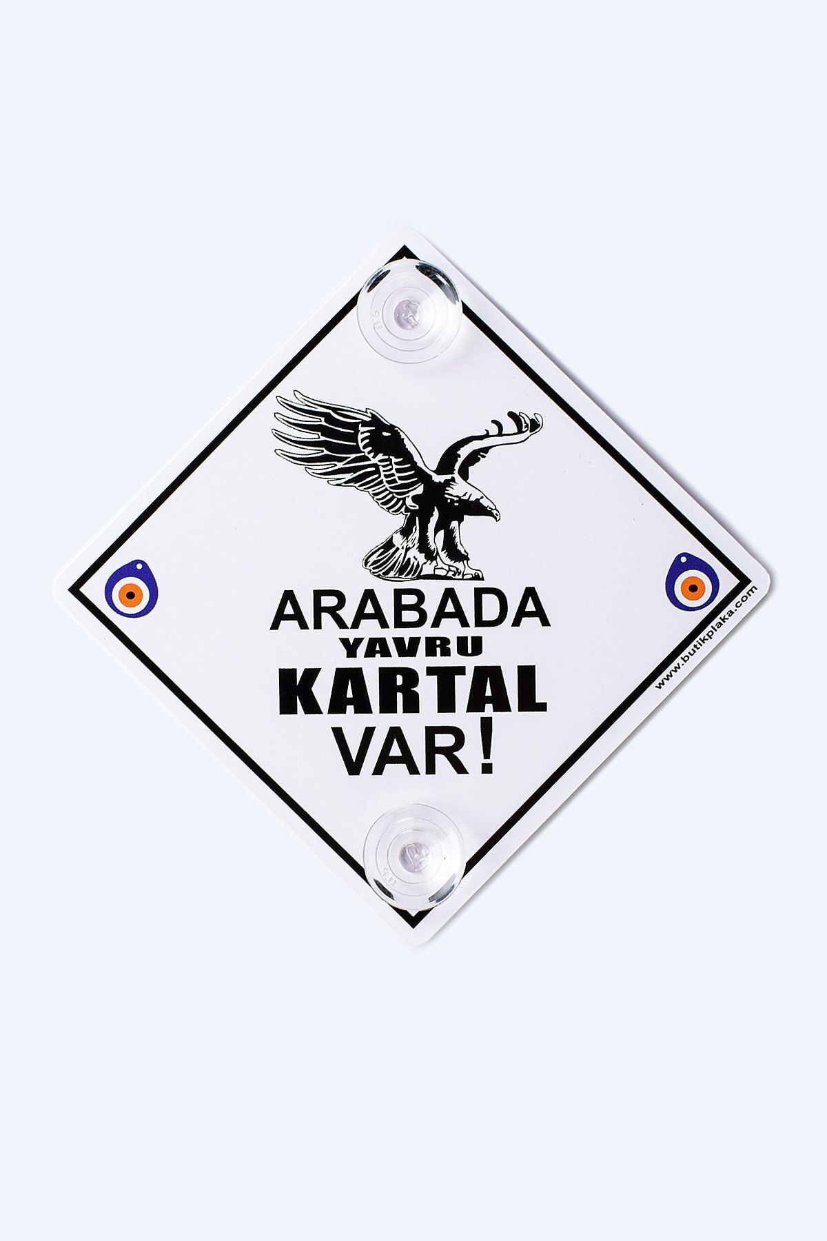 BUTİKPLAKA Arabada Kim Var/yavru Kartal Var