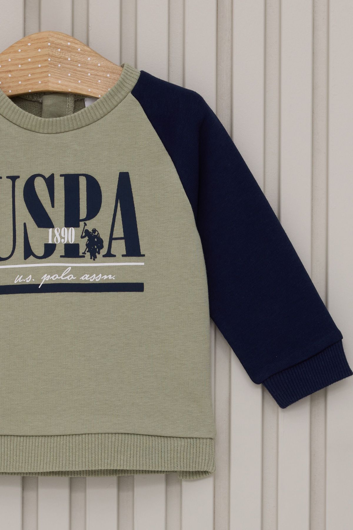 ست 2 تکه پایین و بالا با بافت سبک ظریف دارای مجوز U.S. Polo Assn.