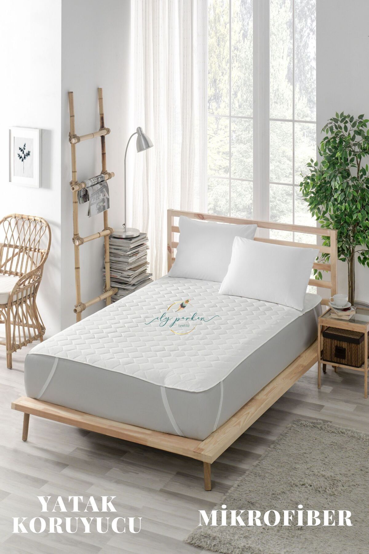 Mattress Protector Microfiber with Anti-Allergic and Anti-Bacterial Quilting (All Sizes)