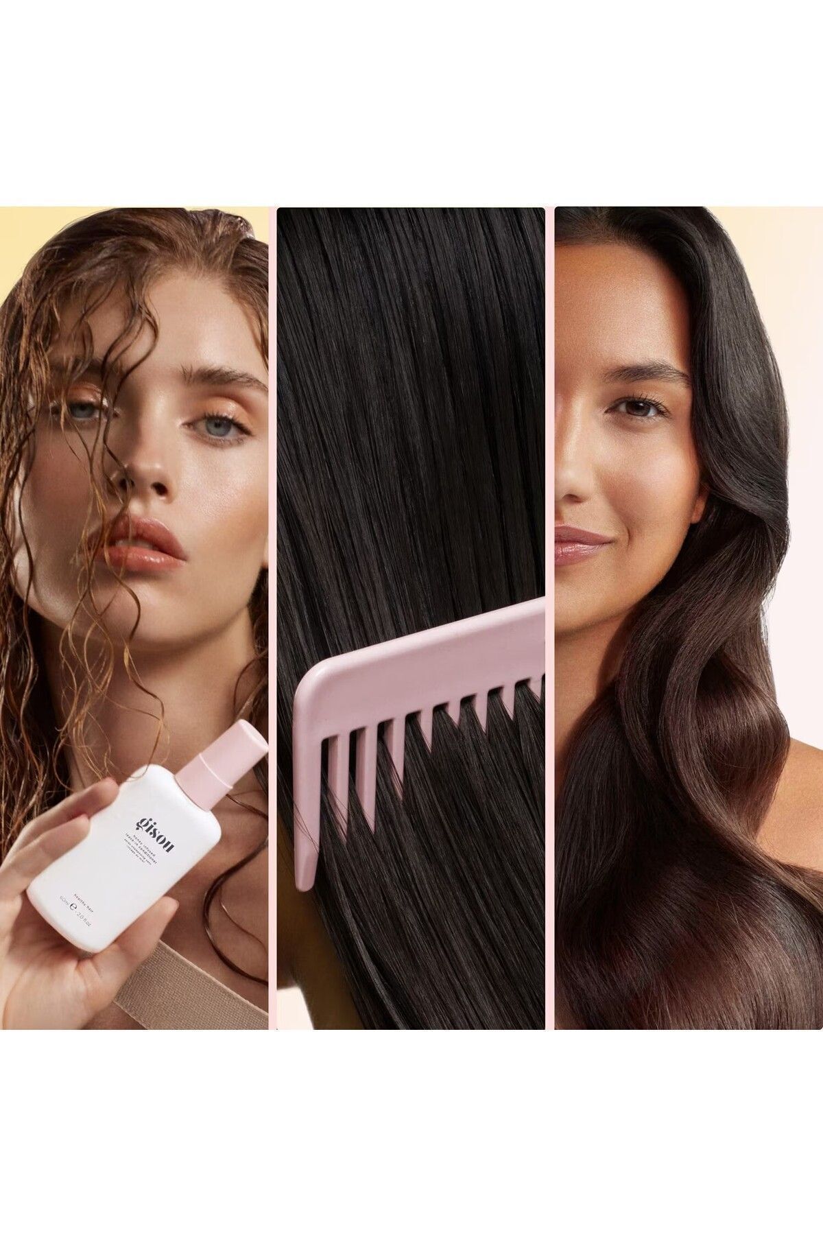 gisou-Honey Infused Leave In Conditioner - Strength and Shine Conditioner, Anti-Frizz Conditioner 150 ml 6