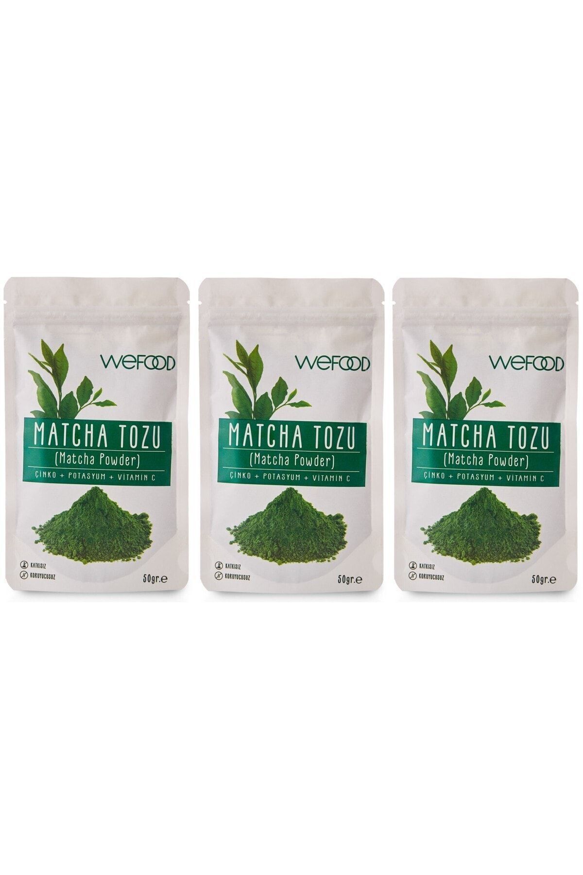 Wefood-Matcha Powder 50 G X 3 1