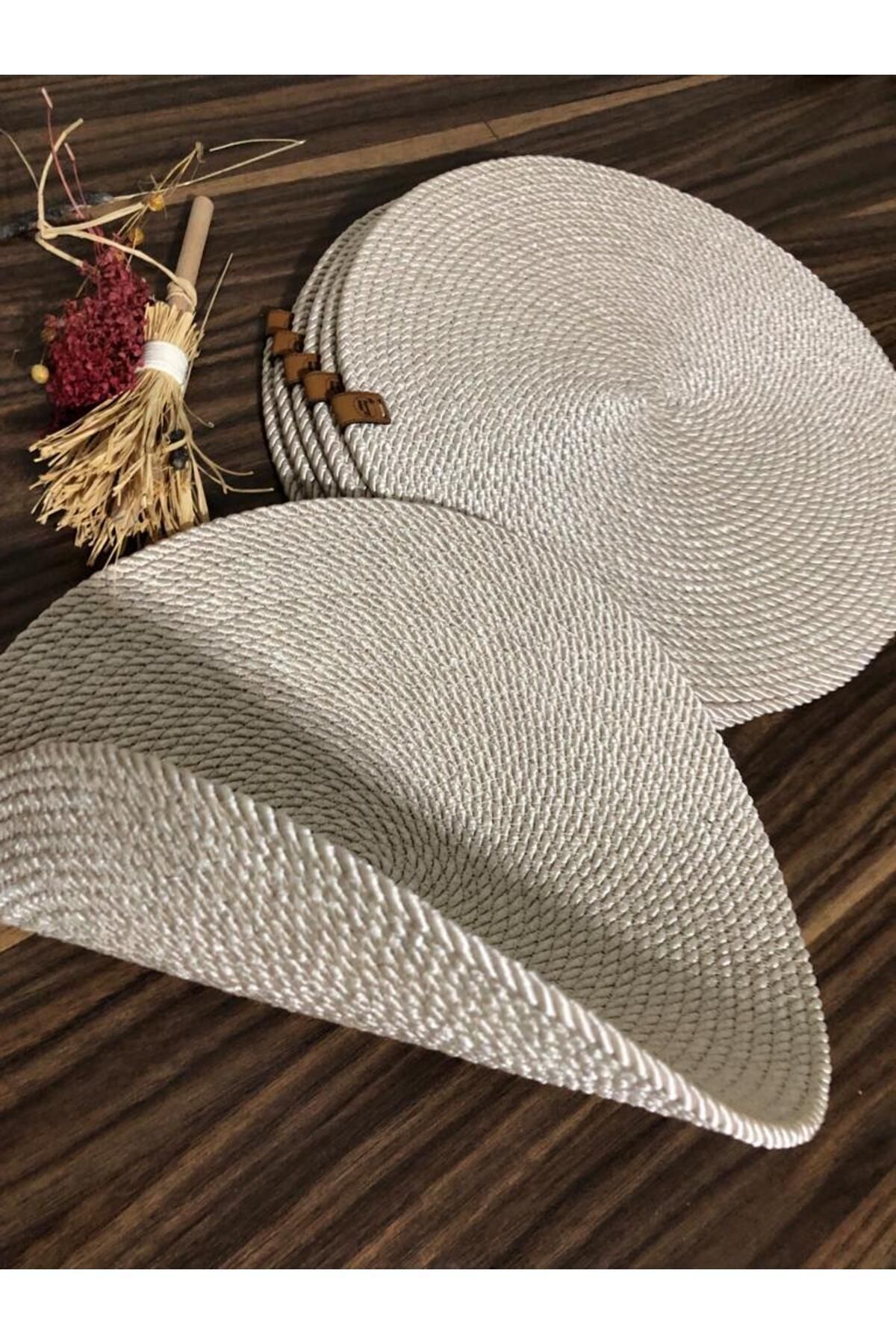 Naspar-8 Pieces Light Mink Tableware Set / Placemat 3