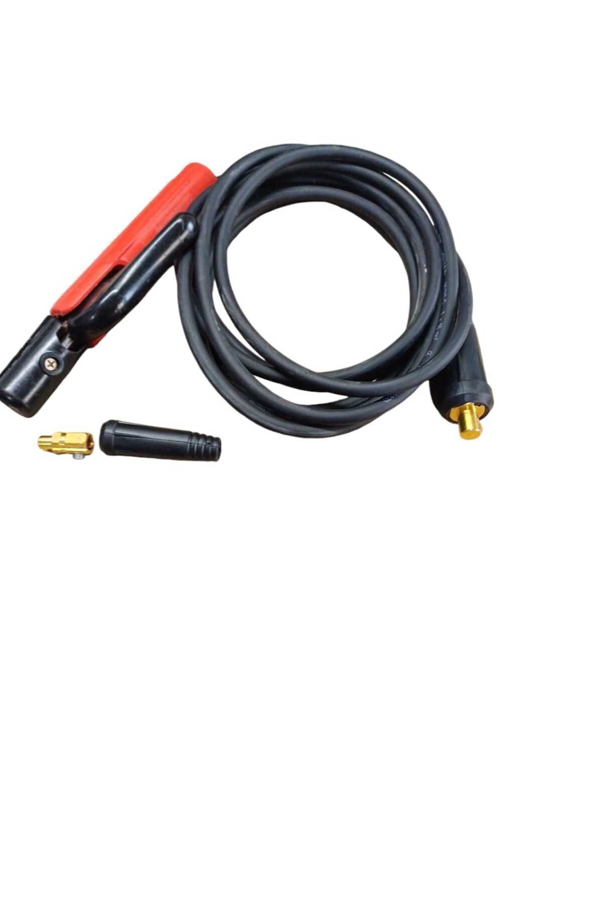 TSE KAYNAK PENSE KABLO TAKIMI 25 mm2 TAM KESİT 3 METRE 250 AMPER