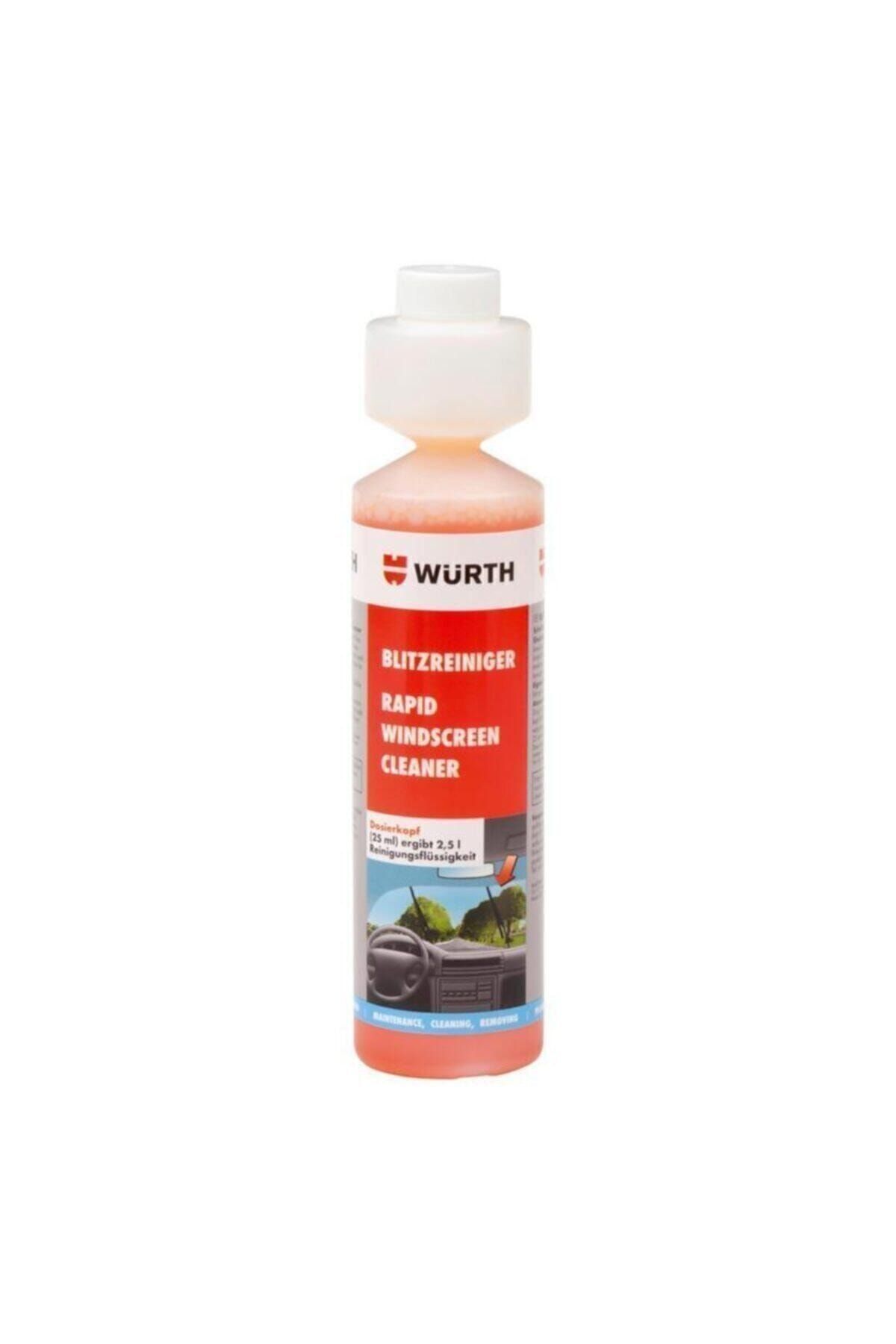Würth Cam Temizleme Sabunu 250ml (Rapid Windscreen Cleaner)