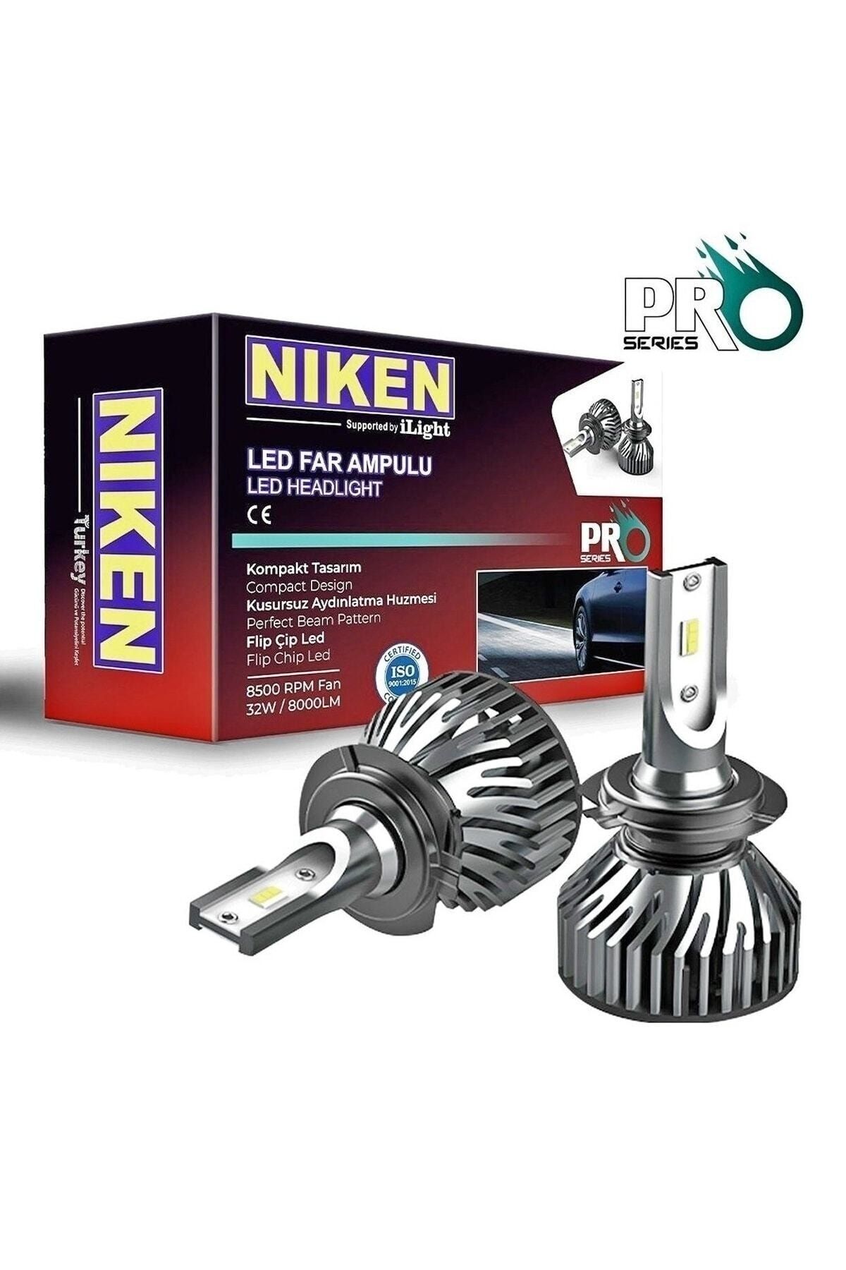Pro Seri Slim Led Xenon Far Ampulü H11 12v 6000k 8000lm