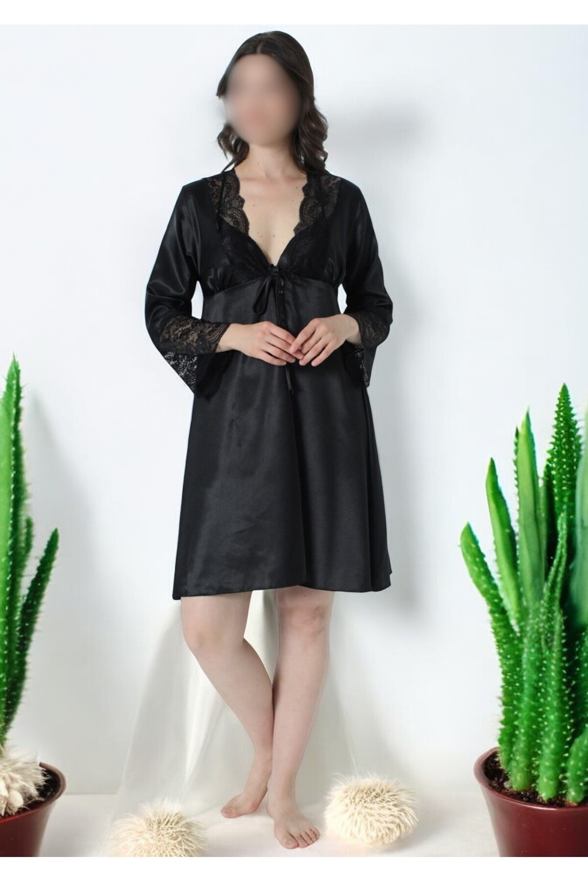 White Velvet Kadın Saten 6'lı Kutulu Gelin Çeyiz Seti 25AL86S0010.25