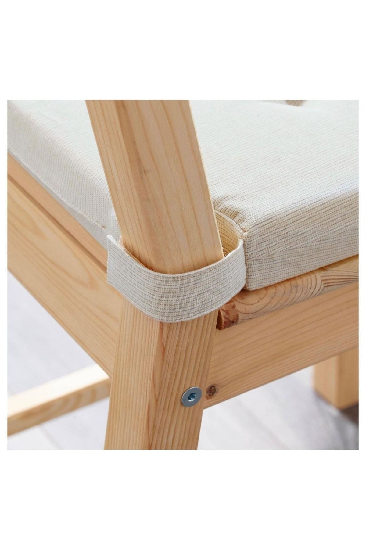 IKEA-Perna Scaun Justina, Ecru, cu Banda Velcro 2