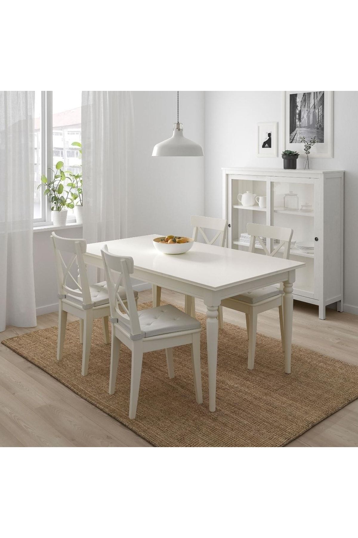 IKEA-Perna Scaun Justina, Ecru, cu Banda Velcro 3
