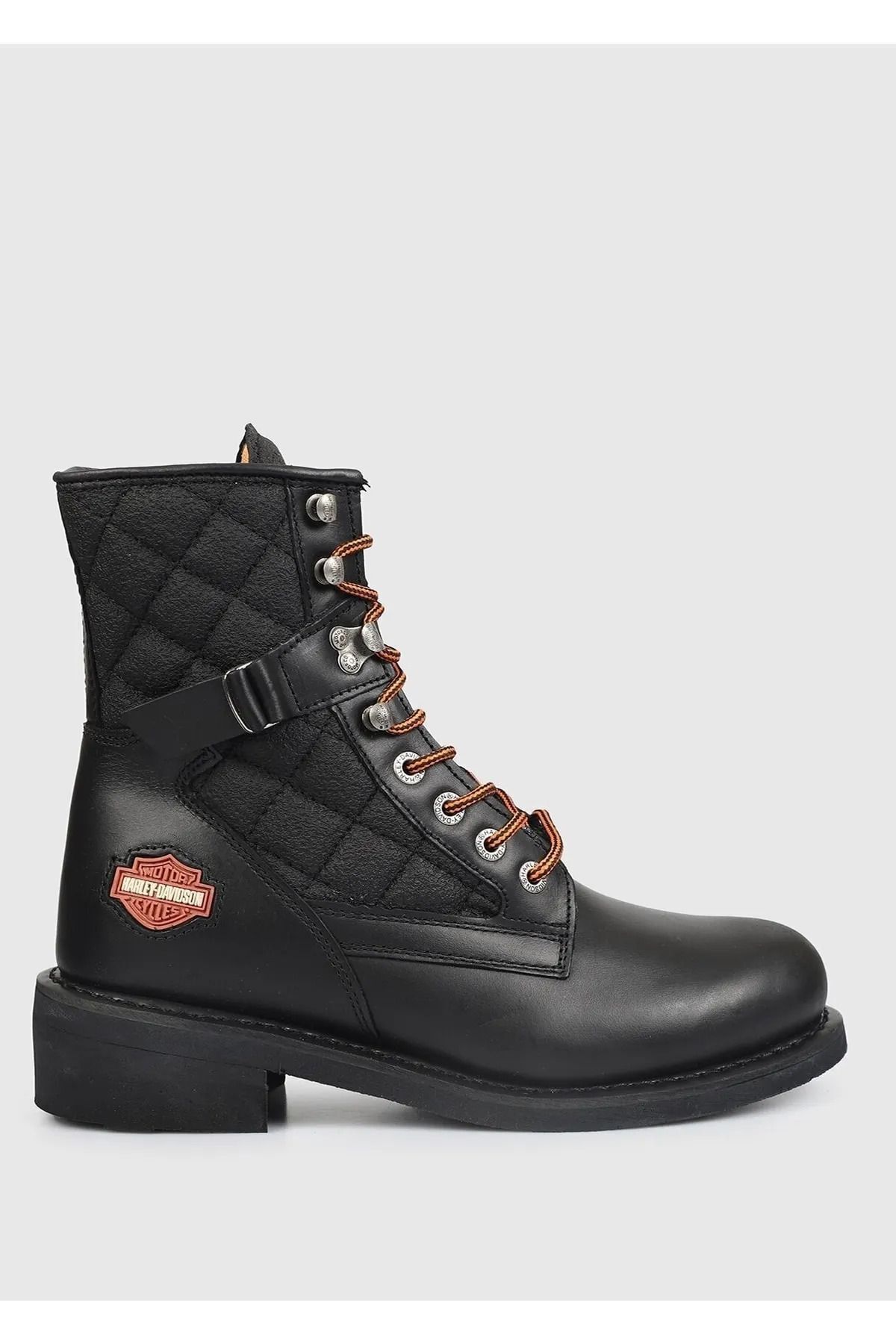 Harley Davidson Lastik Tabanlı Deri Bot
