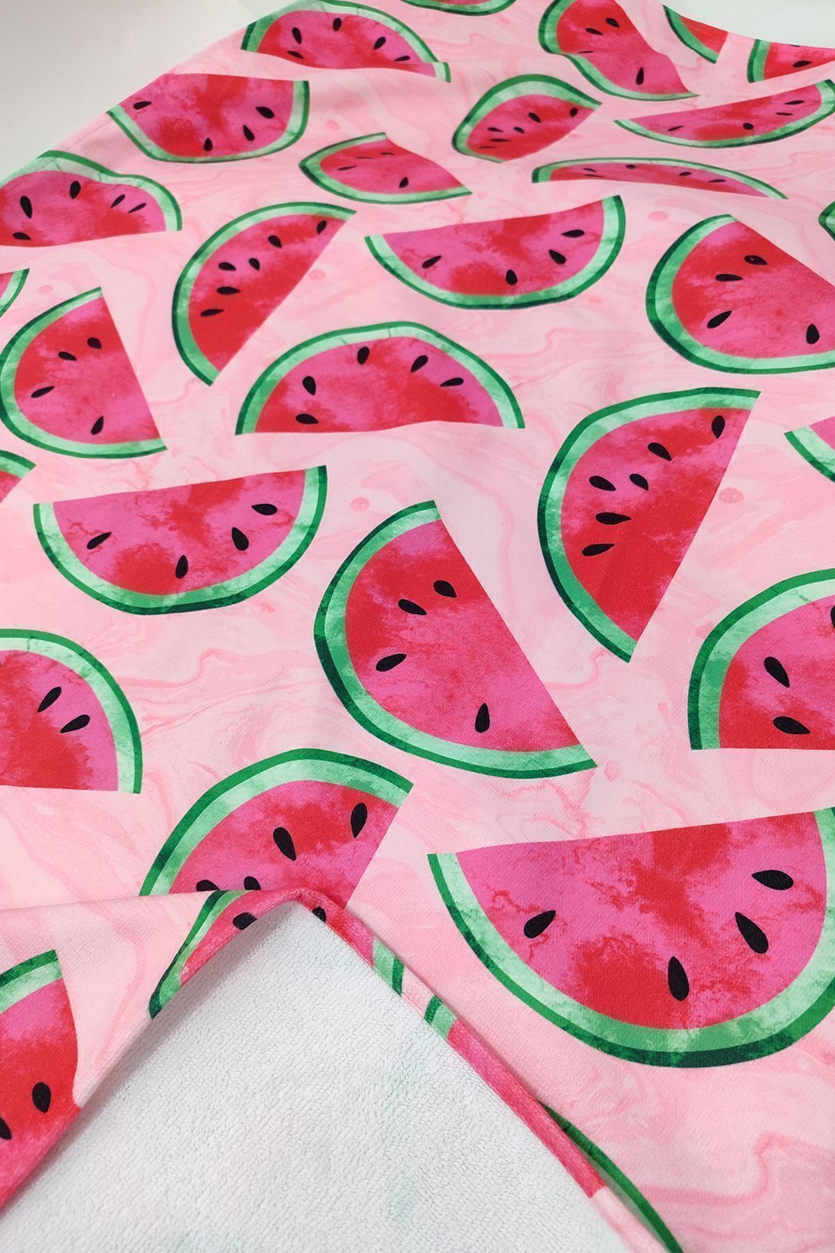 VEVİEN HOME-Watermelon Pattern Digital Printed 75x150 Cm Beach Towel 3