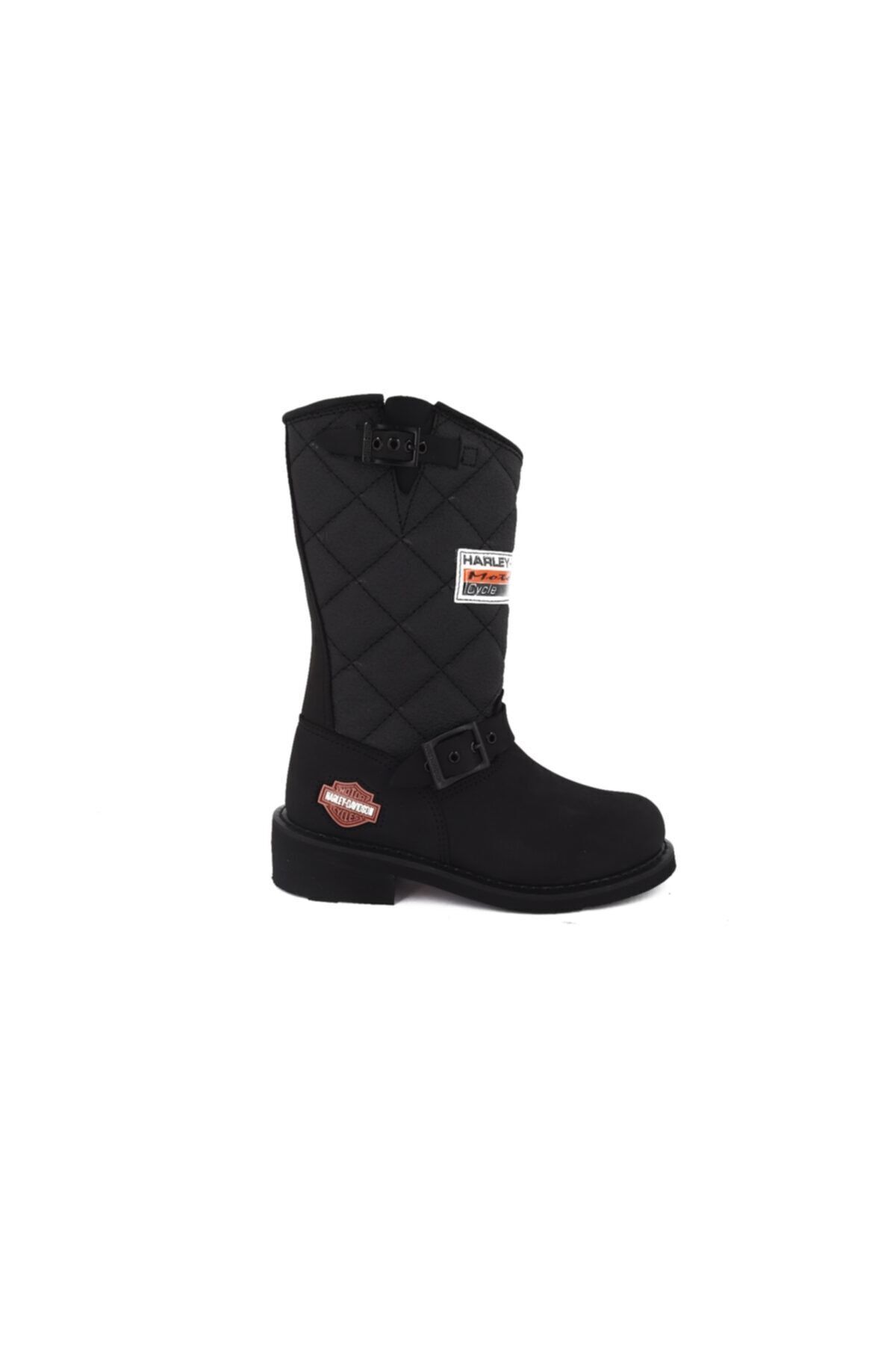 Harley Davidson Lastik Tabanlı Deri Bot