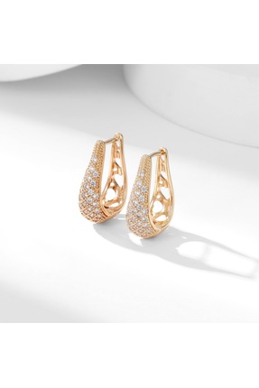 Mefy Gümüş İğneli Taşlı Bijuteri Küpe