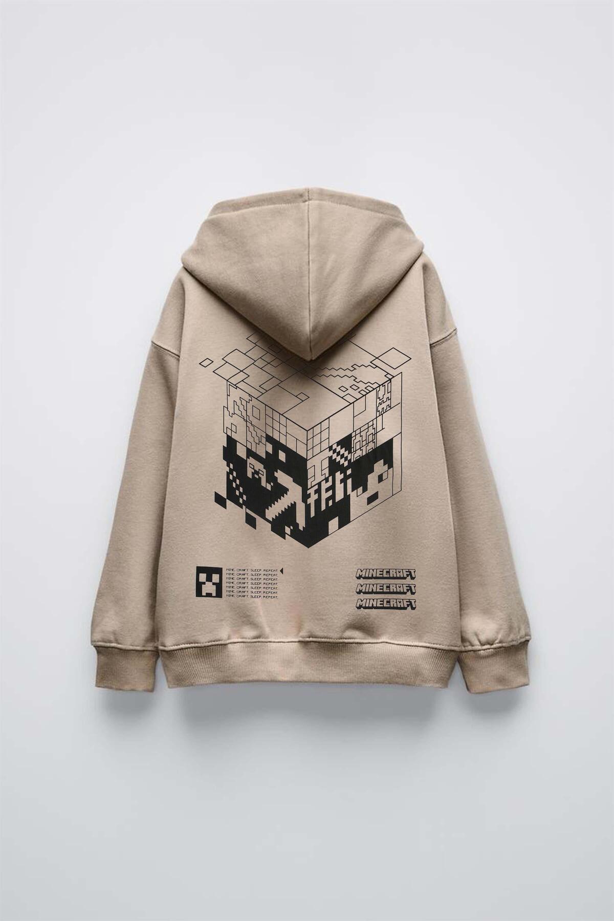 سویشرت پسرانه بژ MİNİKO KİDS | MNKKDS-2843 اورجینال - تصویر 2