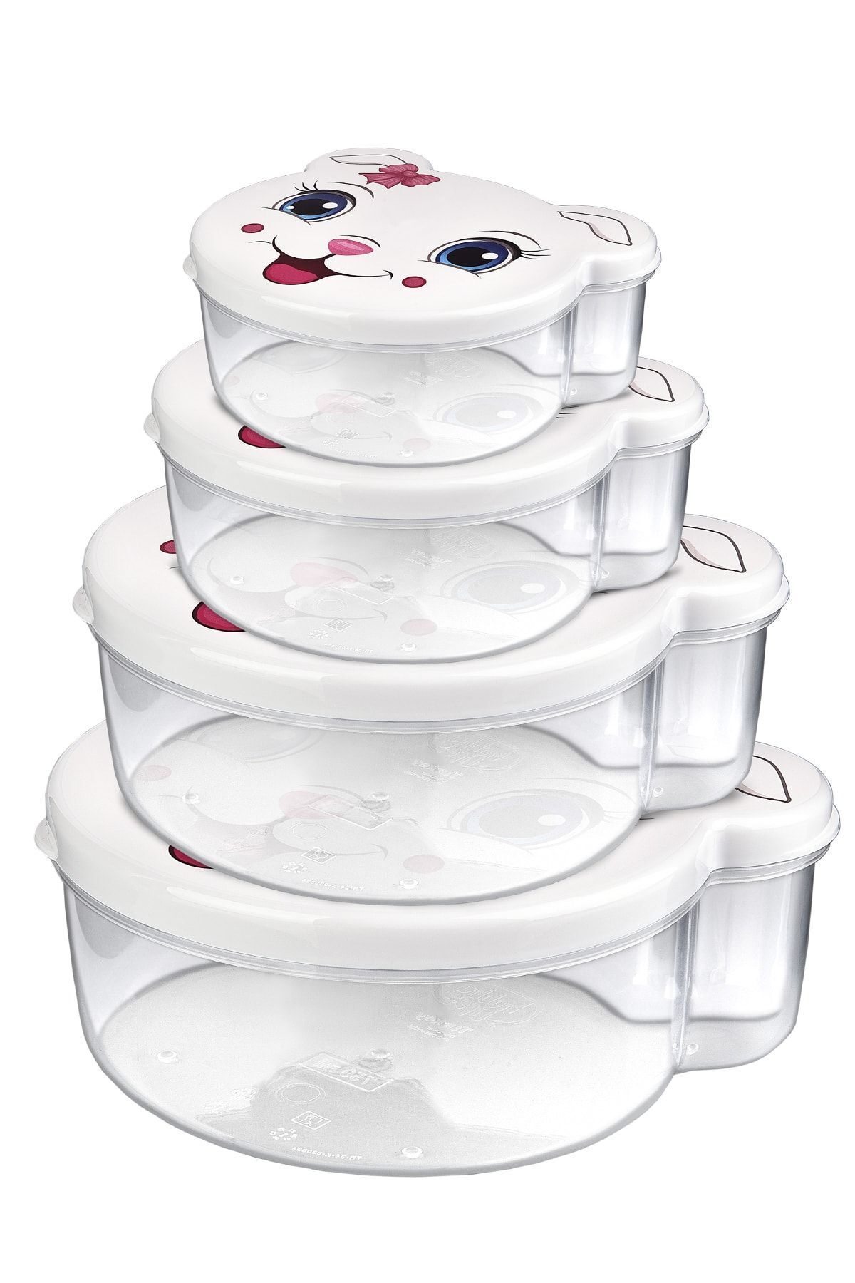 VENON-Home Storage Container Patterned Set of 4 Zoo (020980) 1