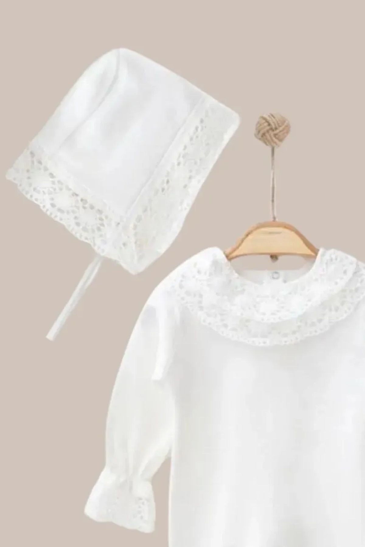 Minytrendy İsimli Yenidoğan Tulum Takım Hastane Çıkışı Yenidoğan Kız Bebek Mevlüt Kıyafeti Hediyelik Takım fotoğrafı 2 (önizleme)