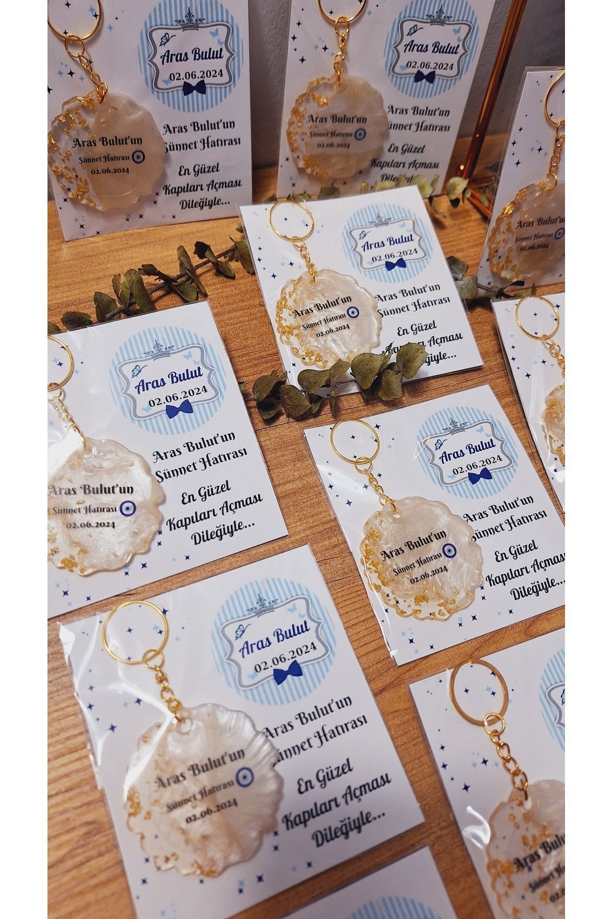 SevgiliAtolyemm ÜZERİ YAZILI ANAHTARLIK SÜNNET BEBEK DOĞUM GÜNÜ  BABYSHOWER MEVLÜT HEDİYELİKLERİ  10 fotoğrafı 5 (önizleme)