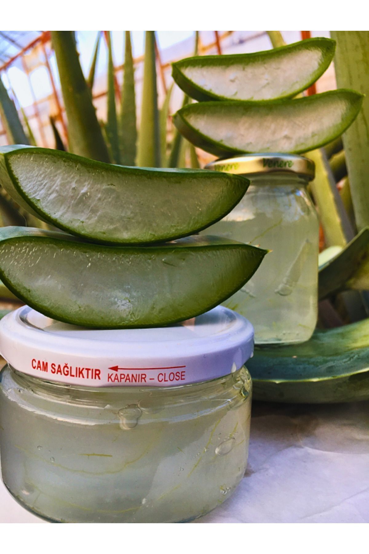 FidanBudur Selülit Ve Çatlak Karşıtı, Sıkılaştırıcı, Aloe Vera Jel, 500 gr Aloe Vera Yaprak, Doğal