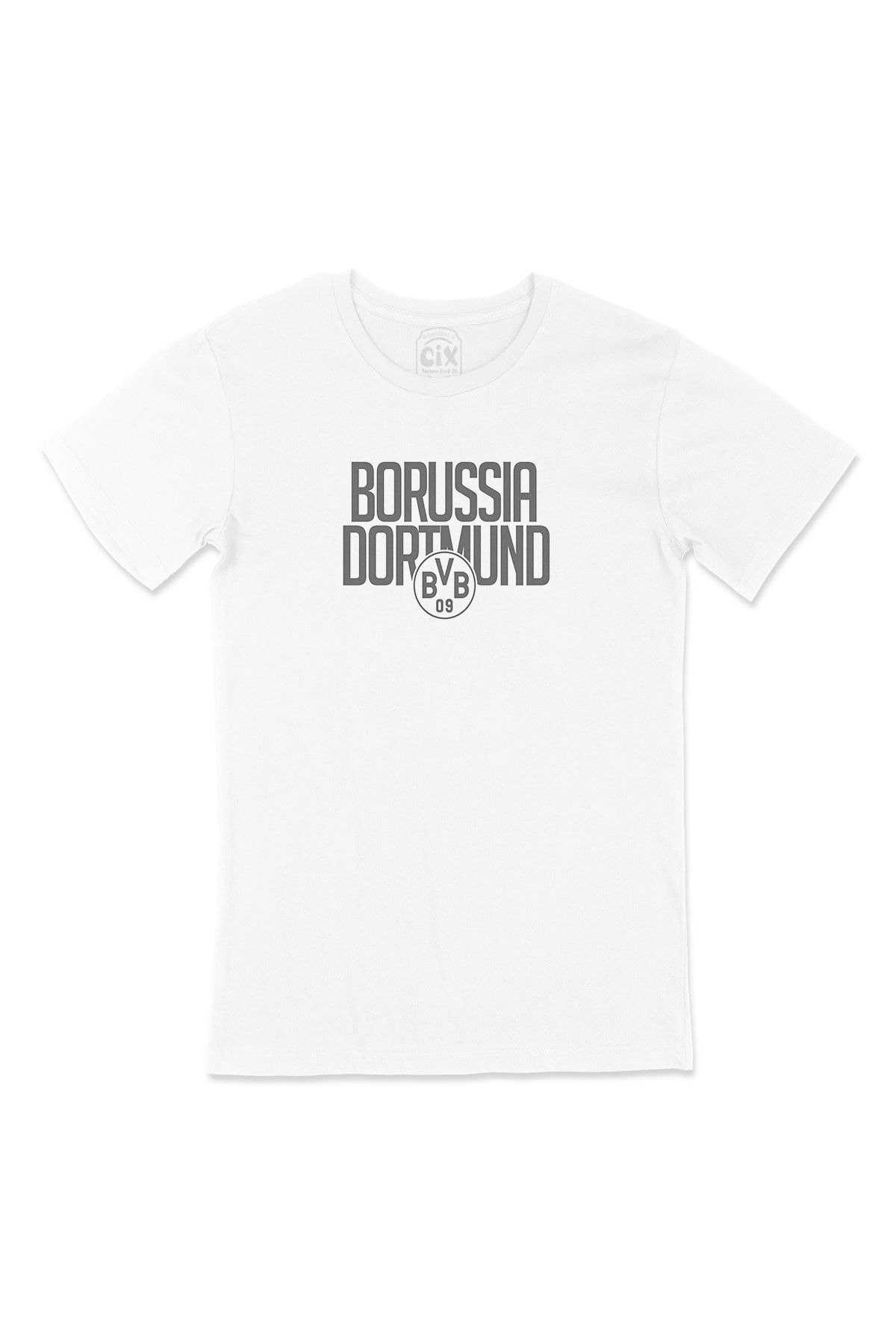 Cix-Tricou alb Borussian Dortmund Bvb cu logo-ul de buzunar 1