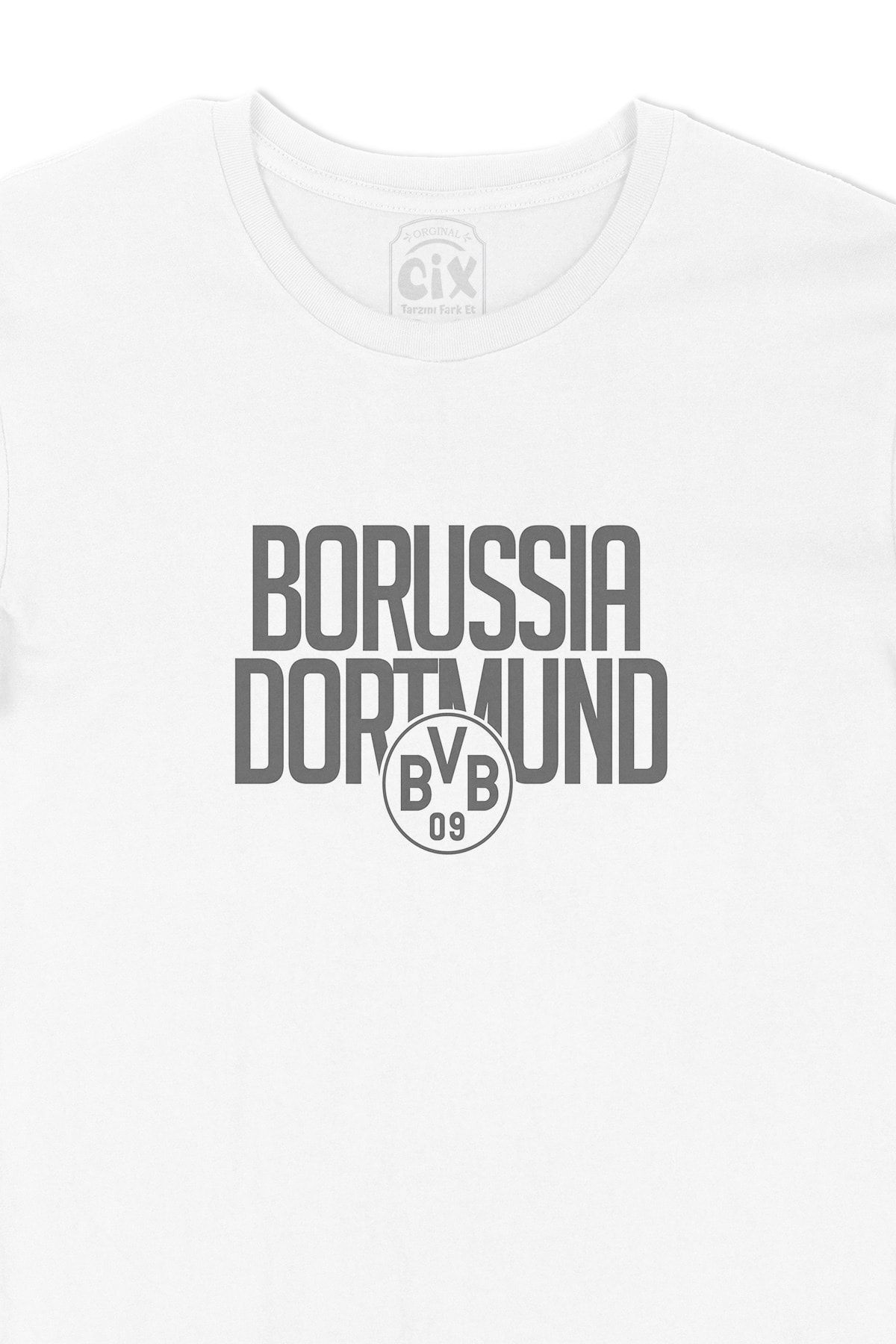 Cix-Tricou alb Borussian Dortmund Bvb cu logo-ul de buzunar 2