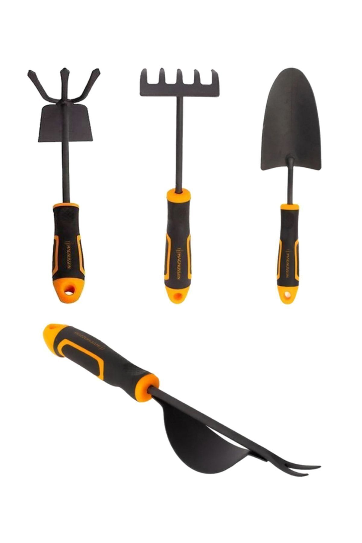 Genel Markalar Hobi Bahçe Seti 4'lü - Çapa, El Küreği, Toprak Tırmığı, Yabani Ot Temizleyici