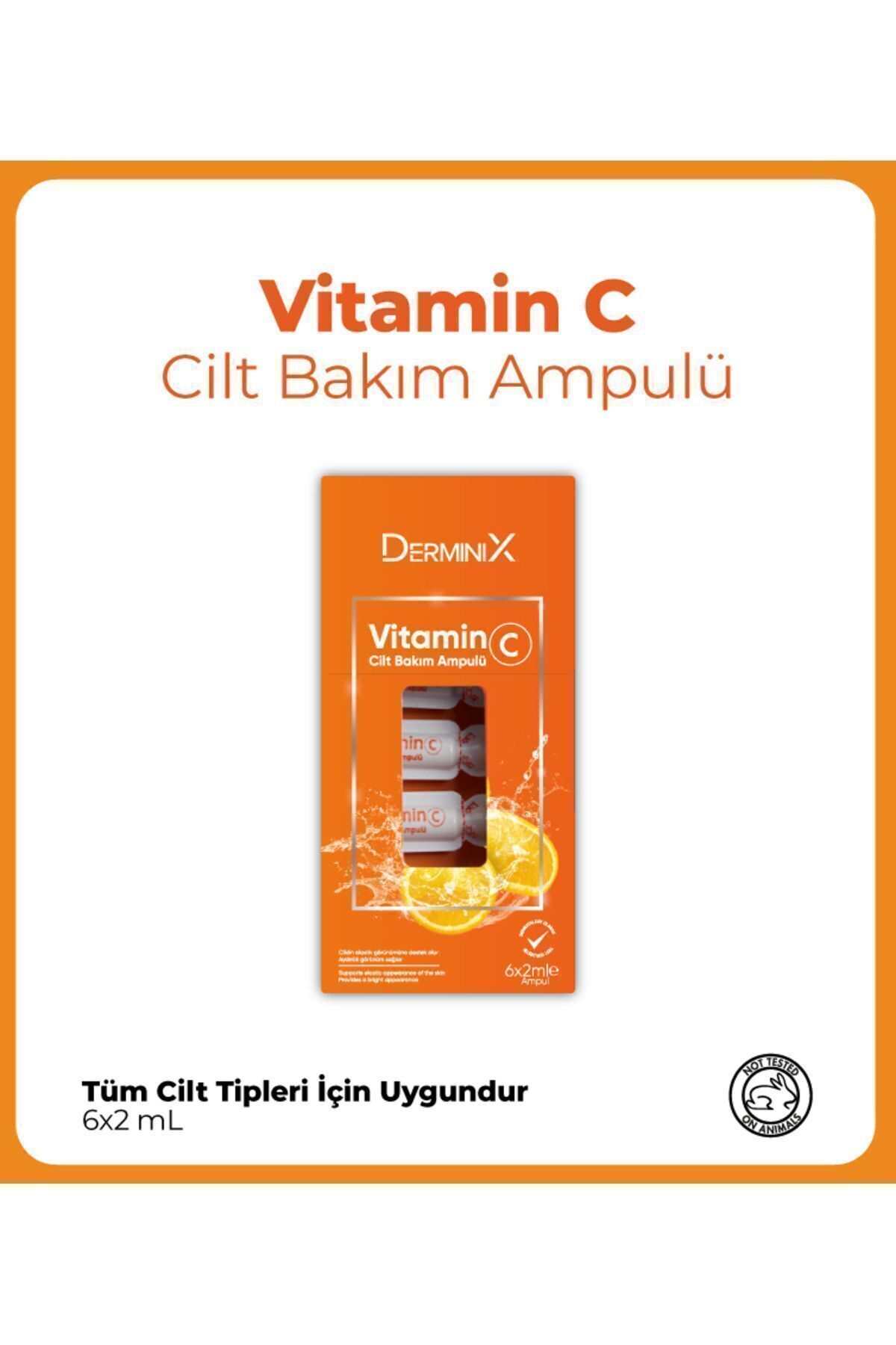 آمپول مراقبت از پوست ویتامین C Derminix