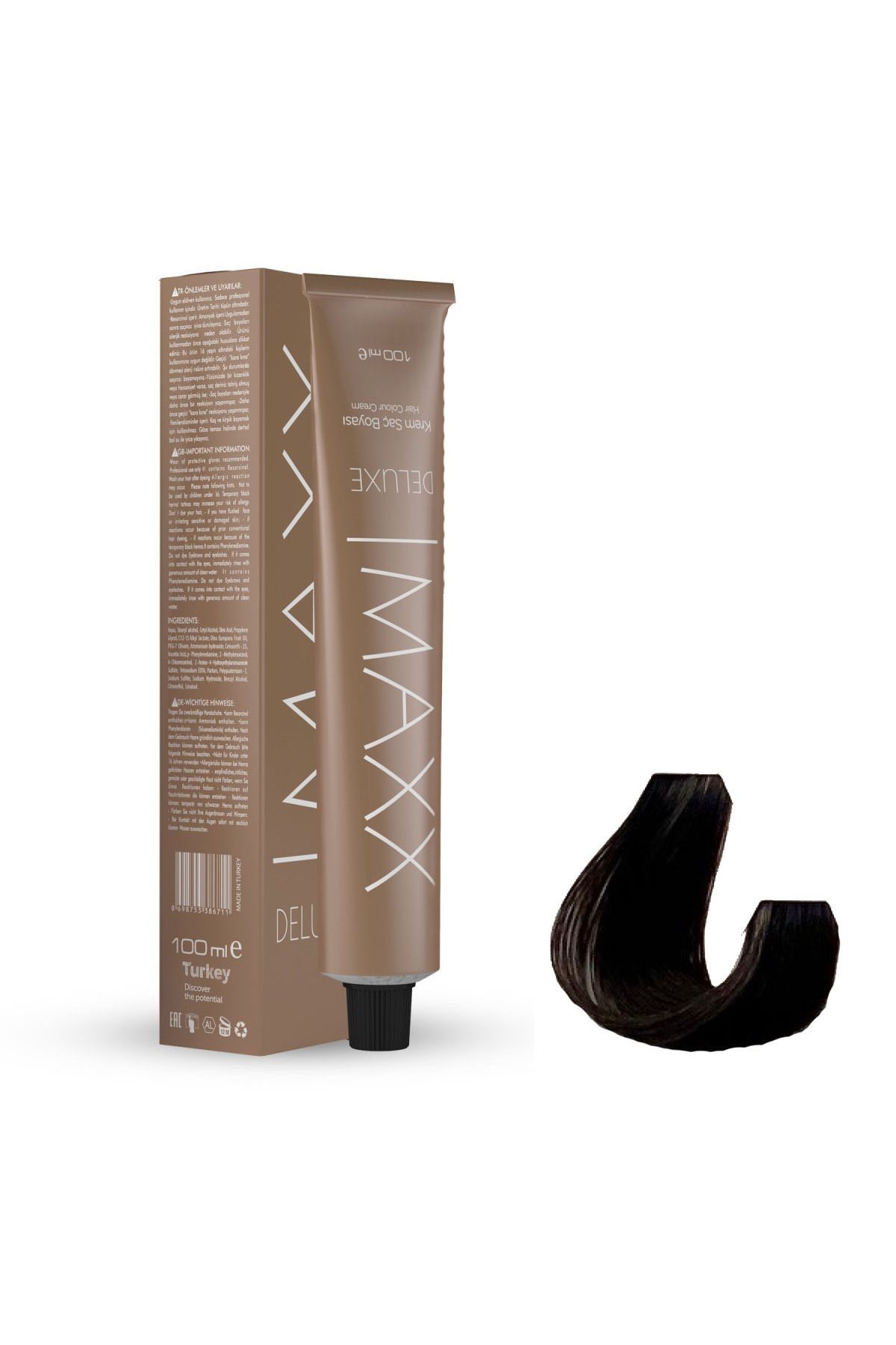 Genel Markalar Deluxe Tüp Boya 5.3 Açık Kahve Dore 60 ml