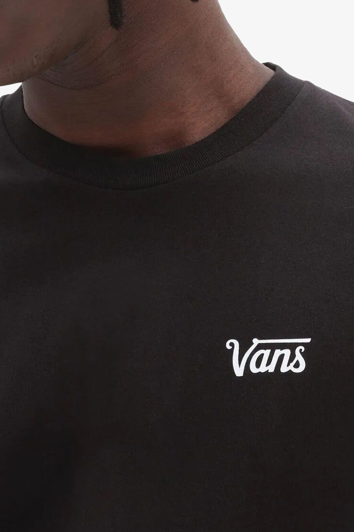 Vans-Mini Script Tee-b Erkek Siyah T-shirt Vn0a7y3sblk1 3