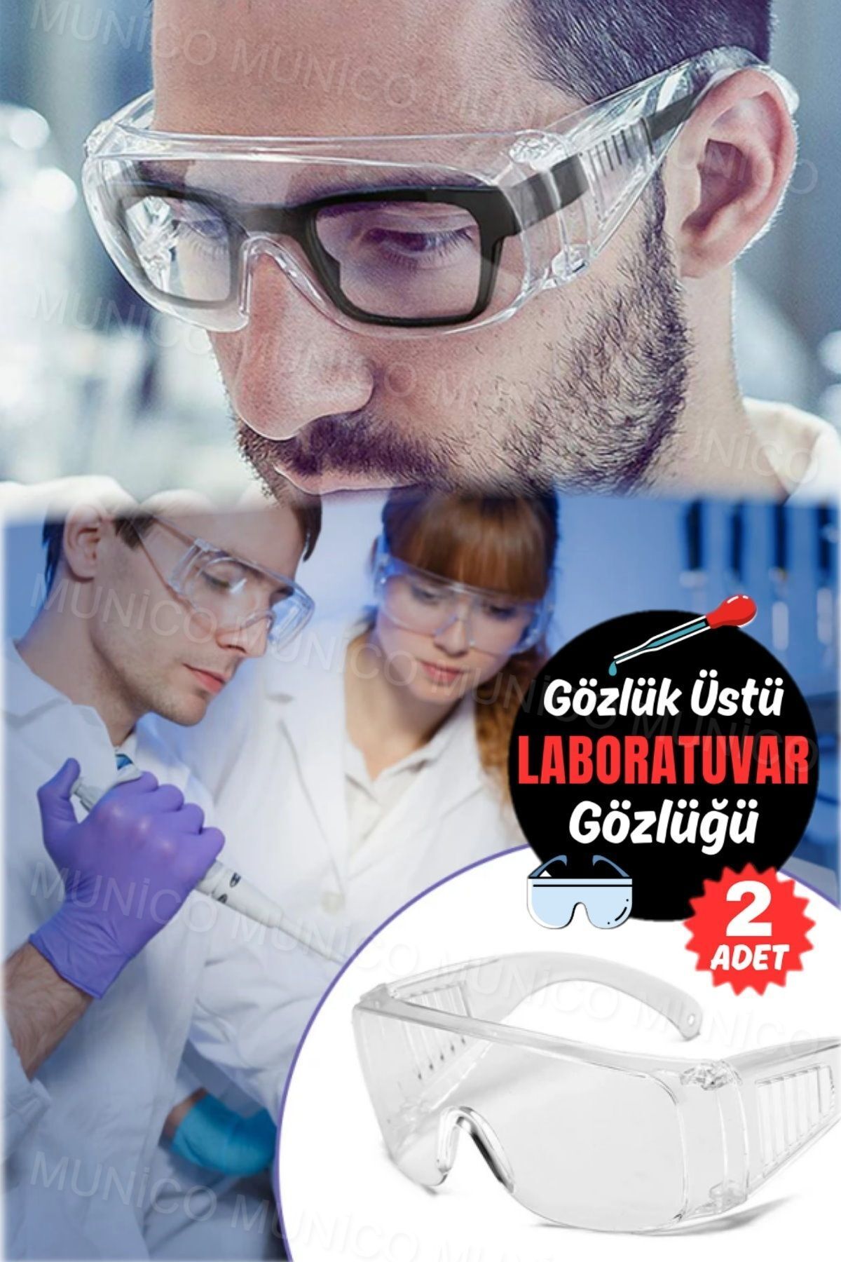 Munico 2 Adet Motosiklet Gözlüğü: Toz, Rüzgar Buğu Önleyici Özelliklerle Maksimum Koruma Konforlu Çalışma